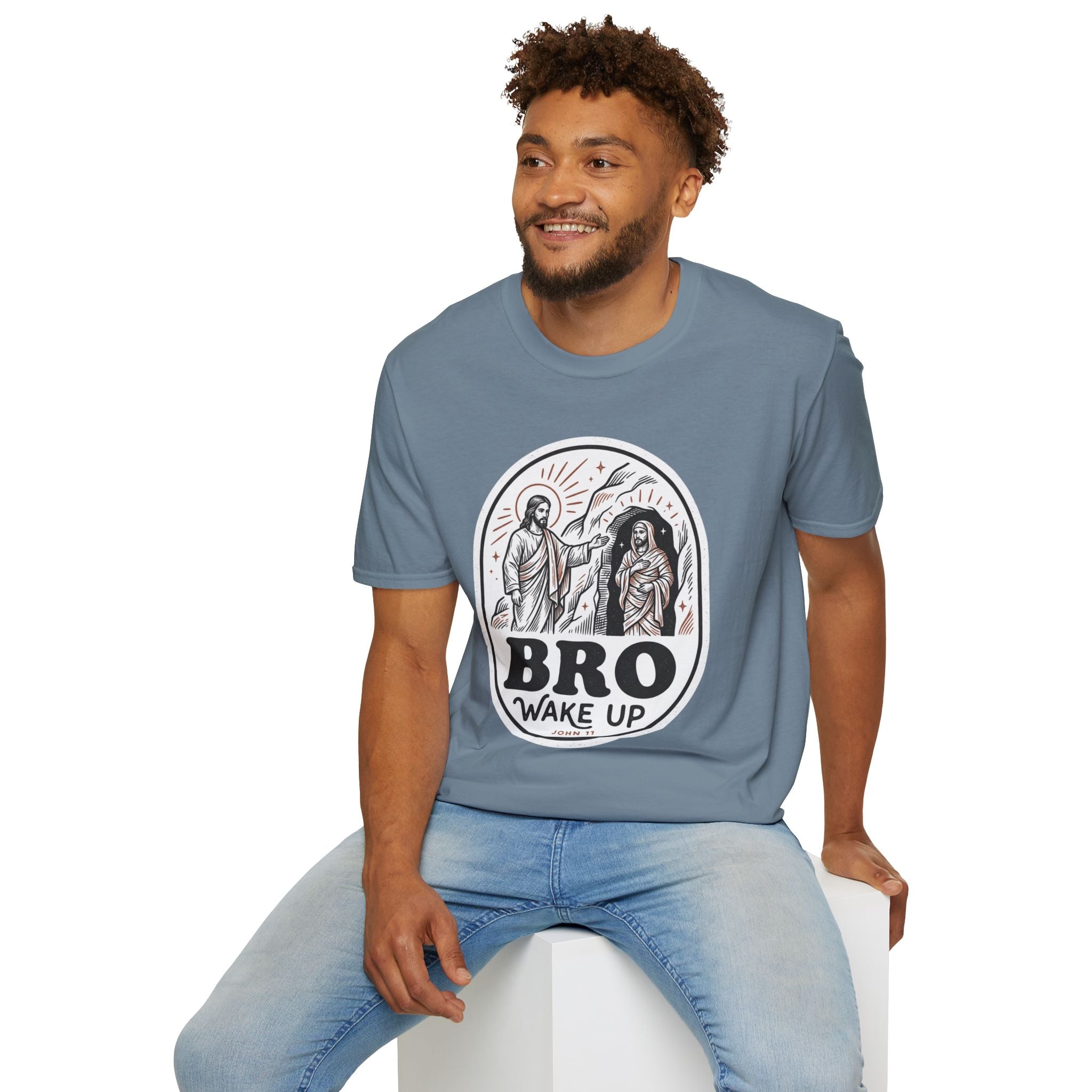 Adults 'Bro Wake up - John 11' T-Shirt