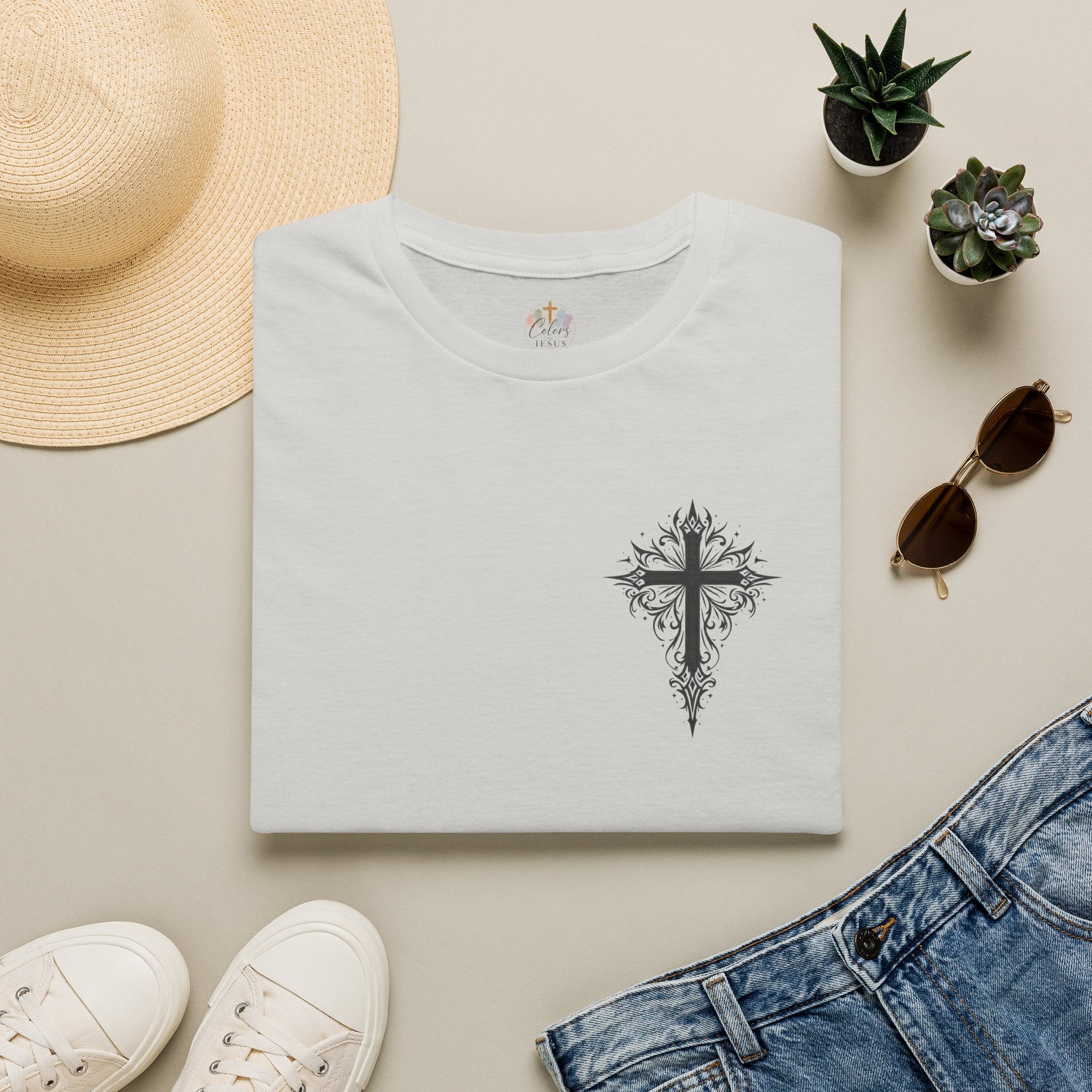 Adults Cross Graphic T-Shirt