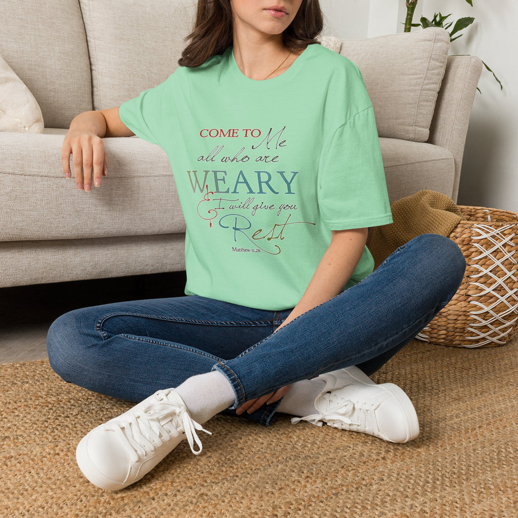 Adults "Come to Me all who are WEARY" T-Shirt
