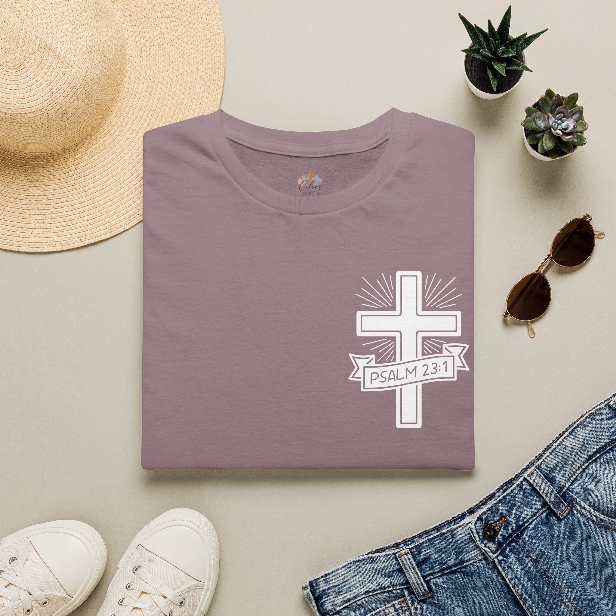 Adults 'Psalm 23:1' T-Shirt