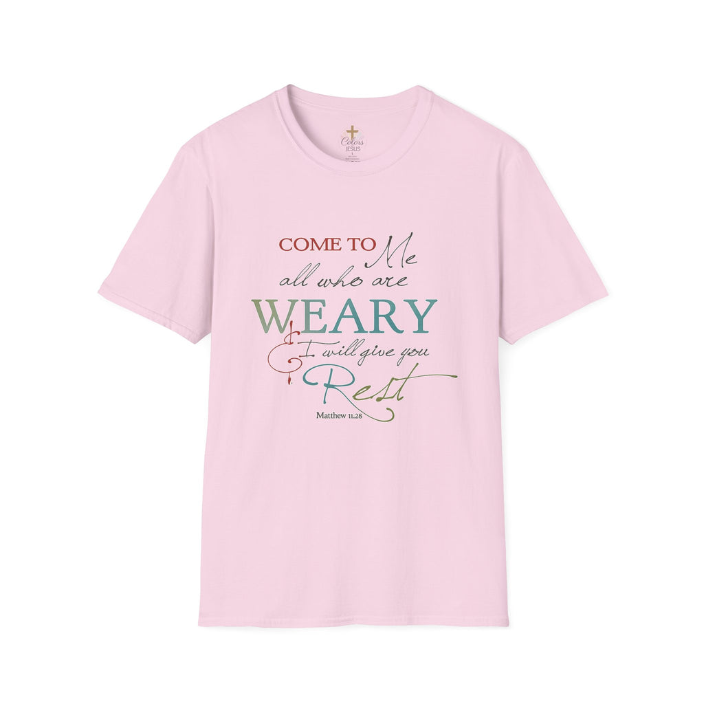Adults "Come to Me all who are WEARY" T-Shirt
