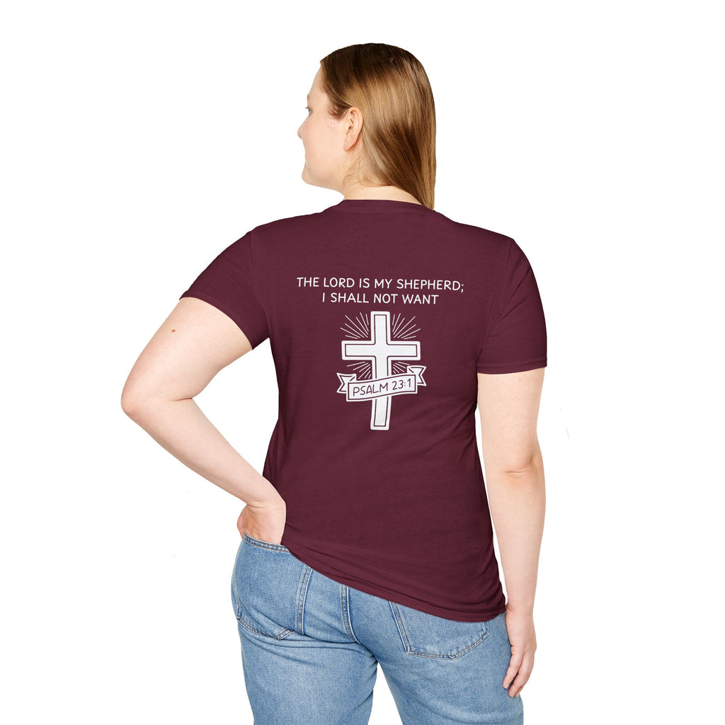 Adults 'Psalm 23:1' T-Shirt
