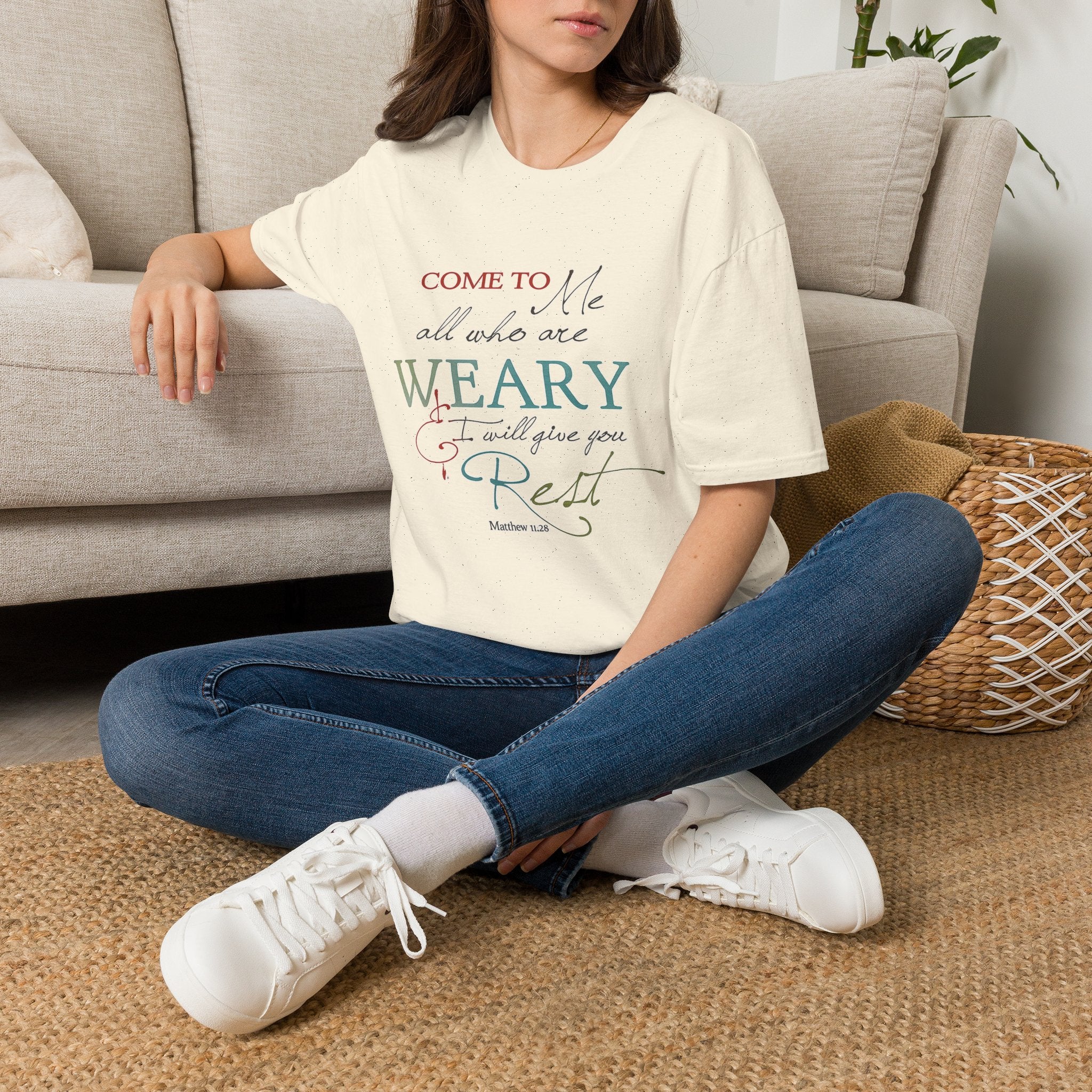 Adults "Come to Me all who are WEARY" T-Shirt