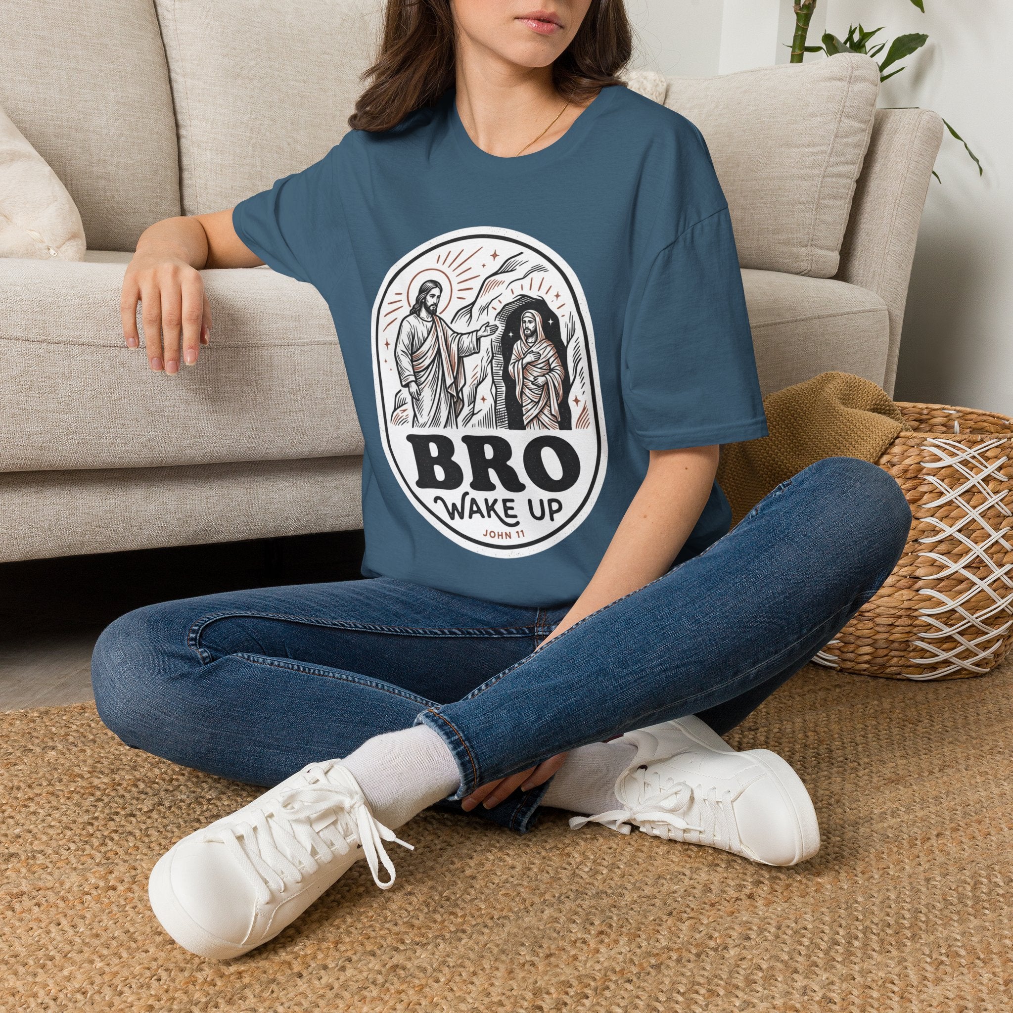 Adults 'Bro Wake up - John 11' T-Shirt
