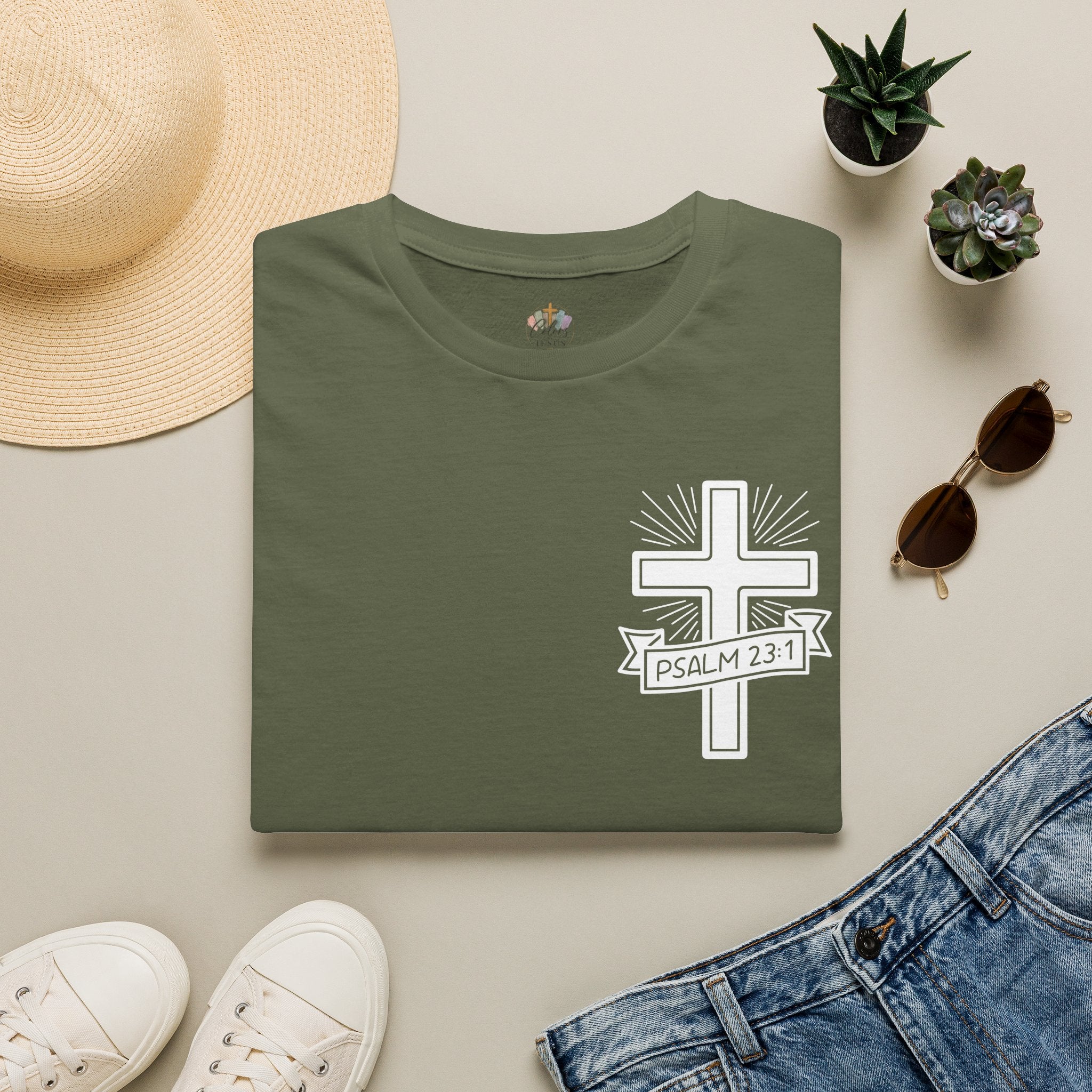 Adults 'Psalm 23:1' T-Shirt