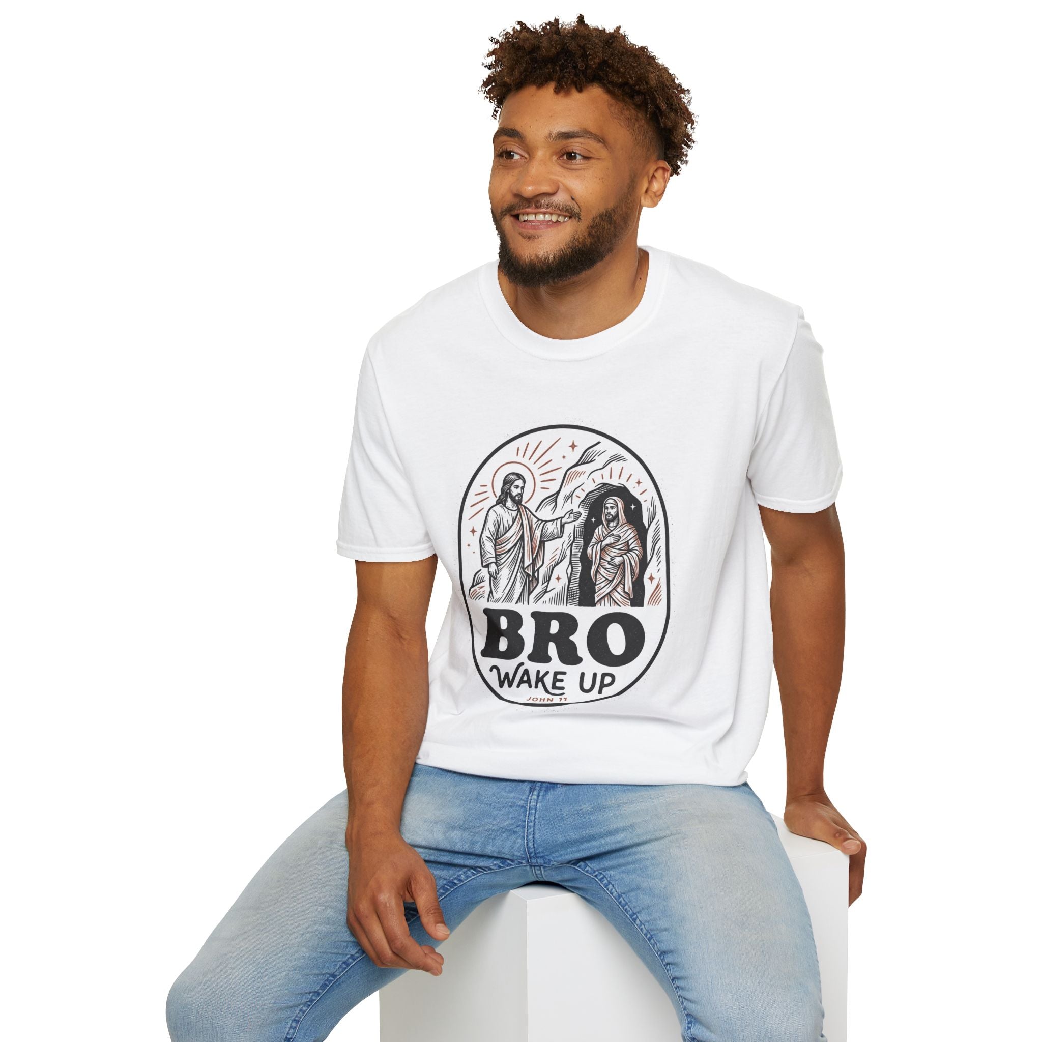 Adults 'Bro Wake up - John 11' T-Shirt