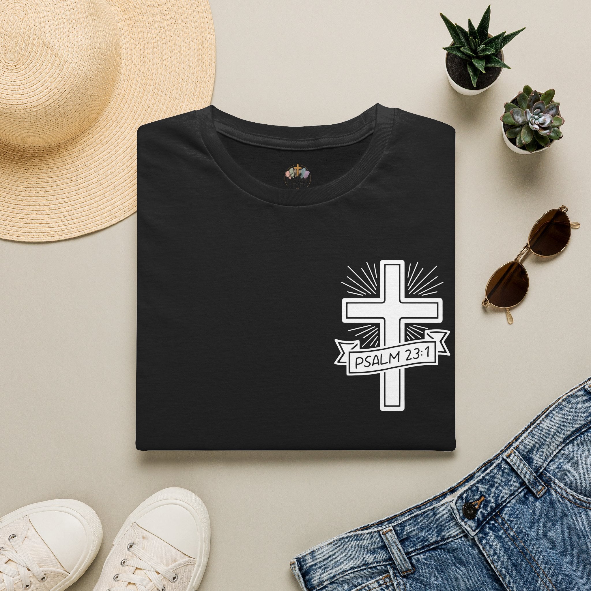 Adults 'Psalm 23:1' T-Shirt