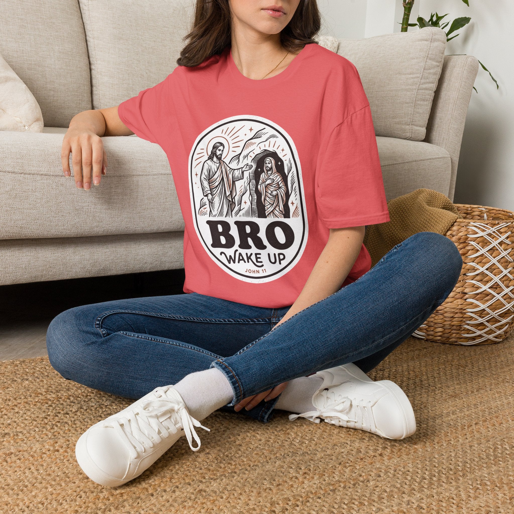 Adults 'Bro Wake up - John 11' T-Shirt