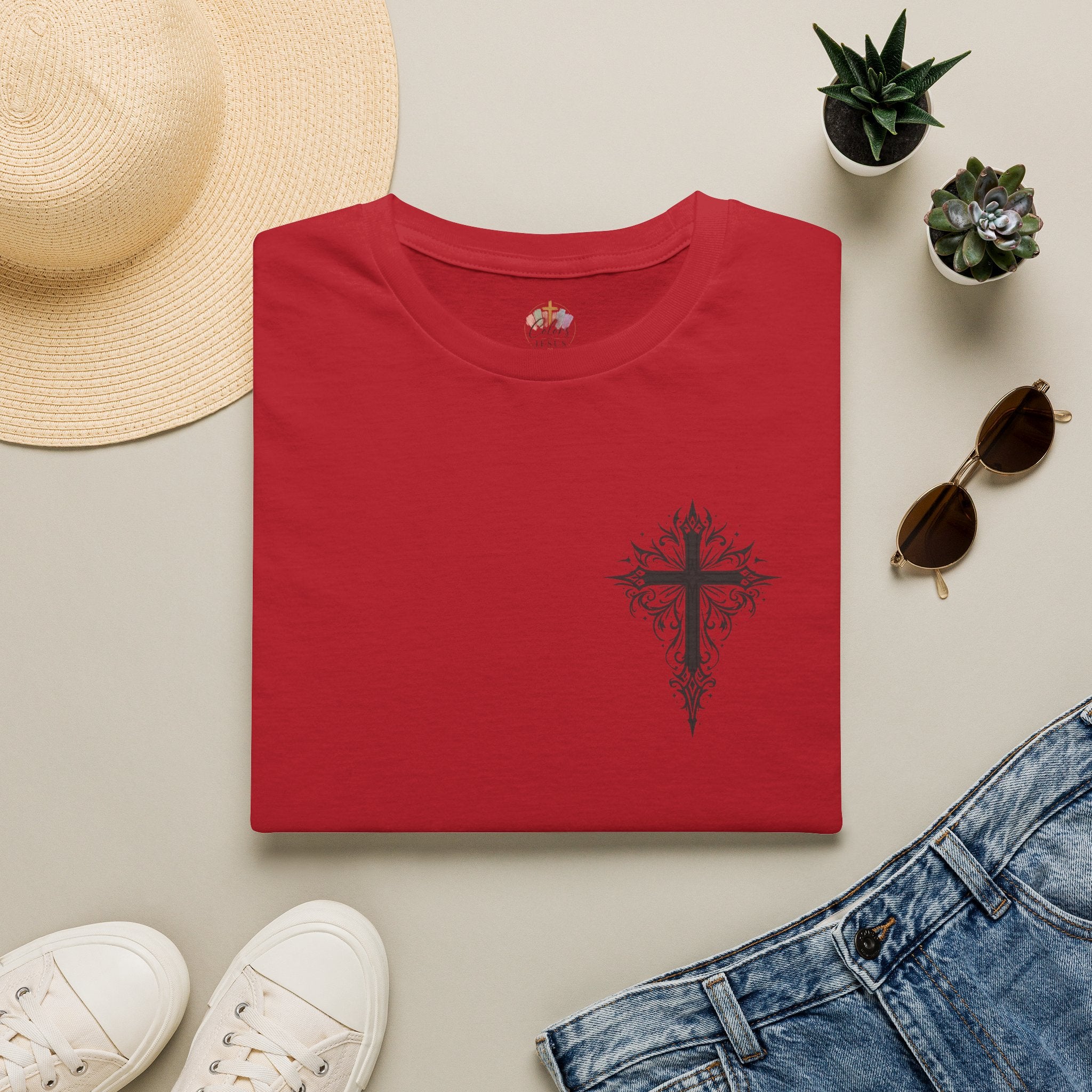 Adults Cross Graphic T-Shirt
