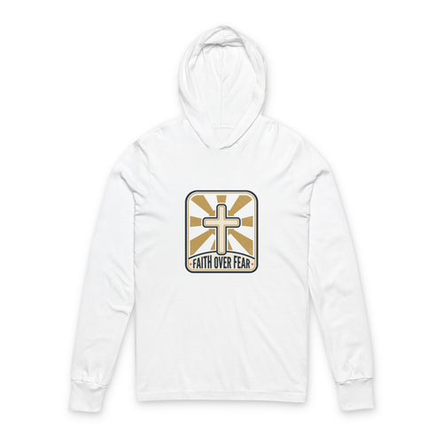 'Faith Over Fear' — Men's Lightweight Hoodie
