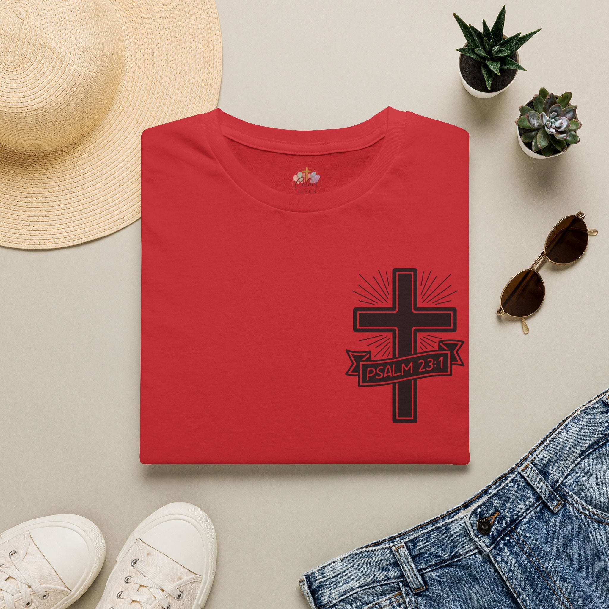 Adults 'Psalm 23:1' T-Shirt