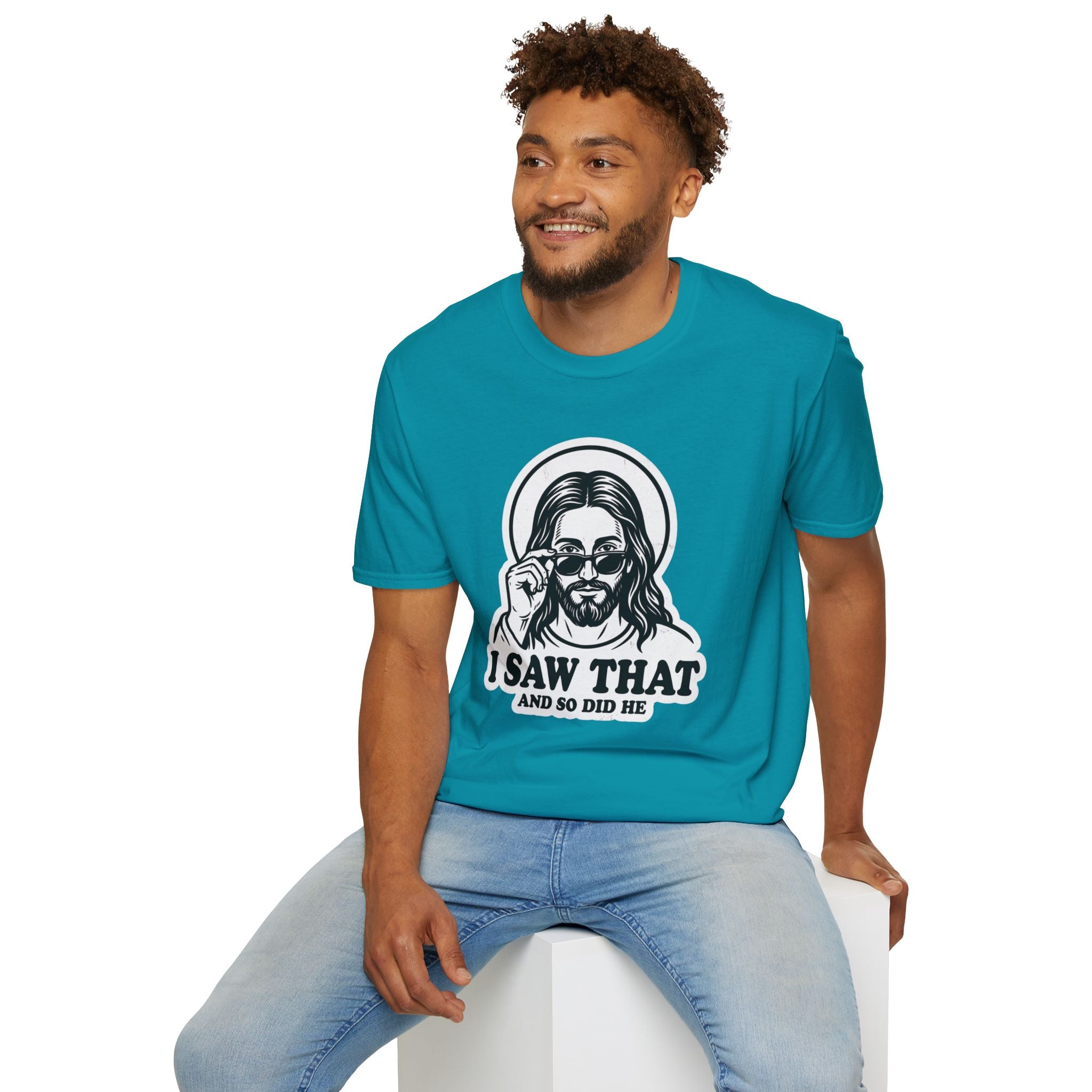 Adults 'I Saw That' Jesus T-Shirt