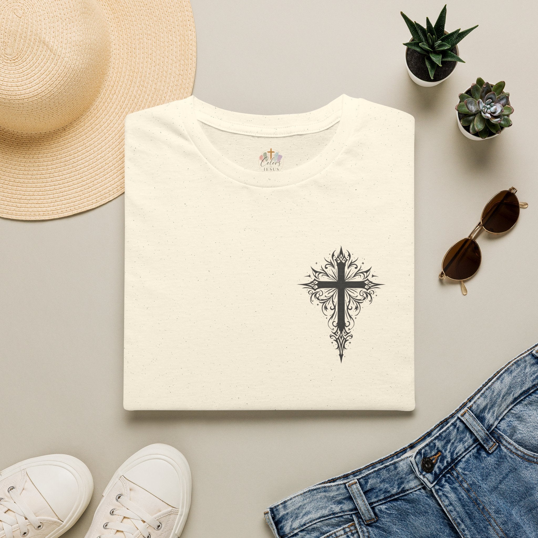 Adults Cross Graphic T-Shirt