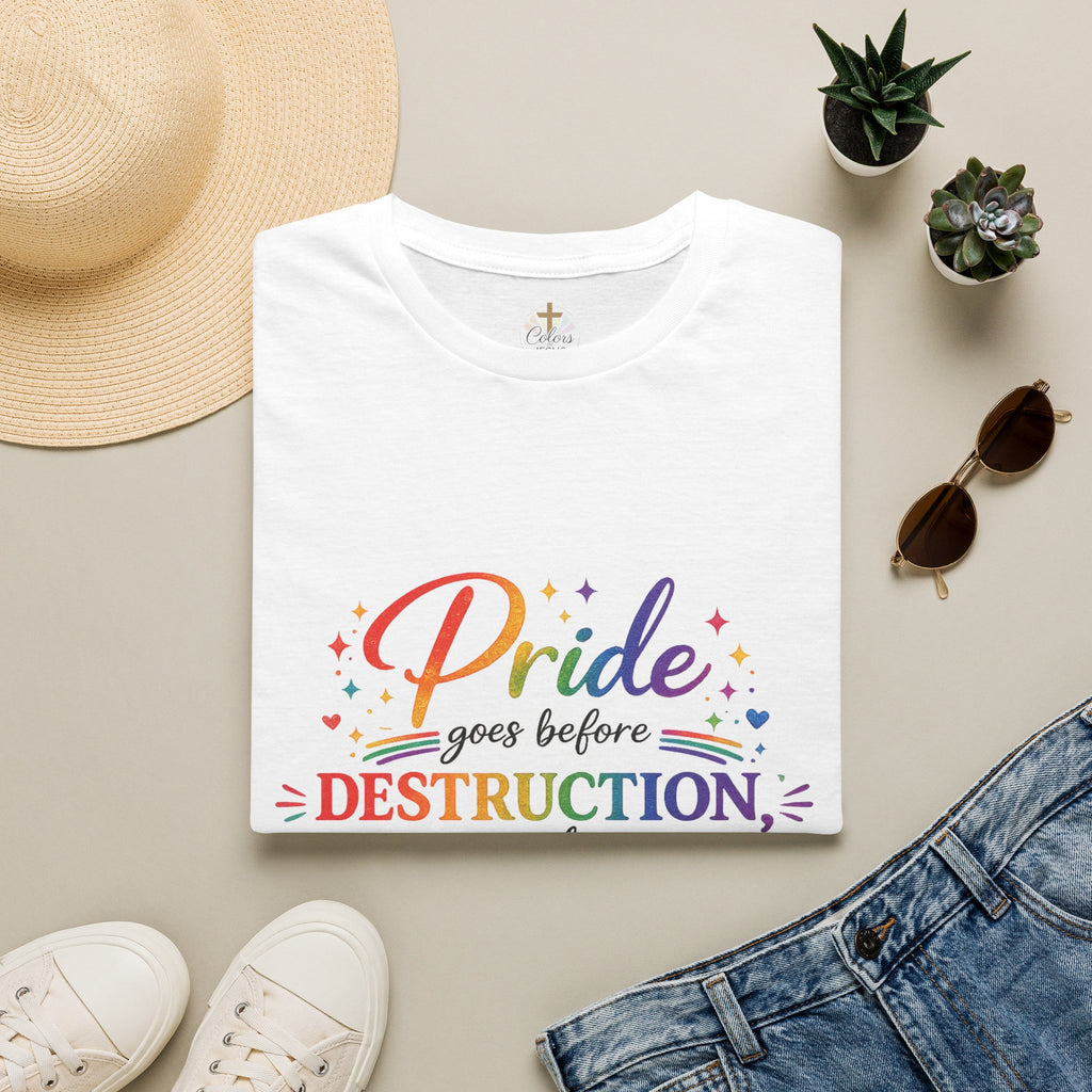Adults 'Proverbs 16:18' T-Shirt