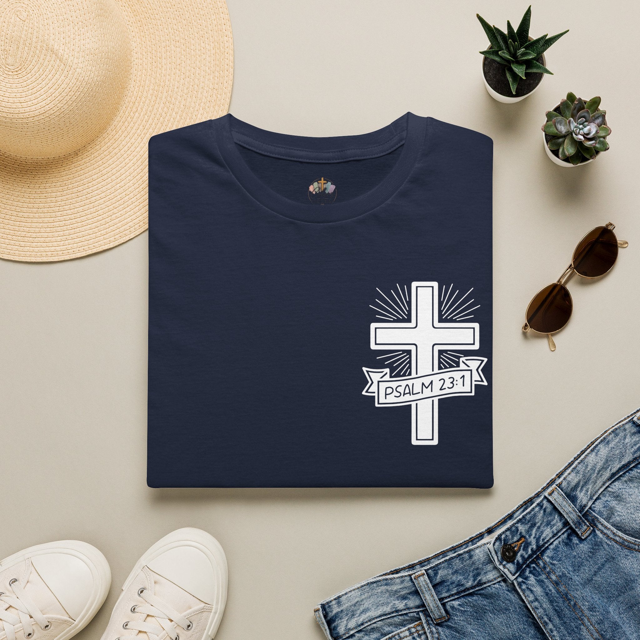 Adults 'Psalm 23:1' T-Shirt