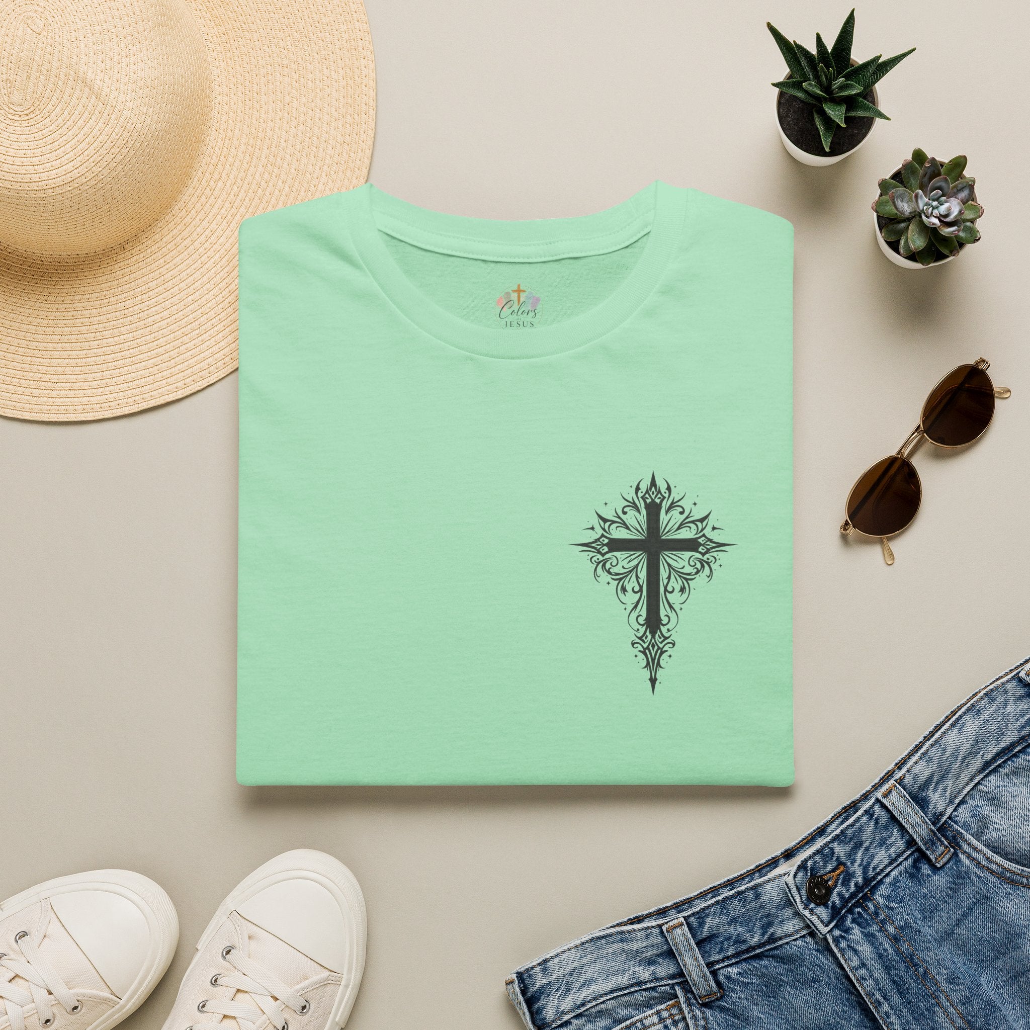 Adults Cross Graphic T-Shirt