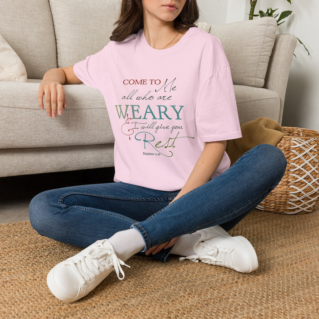 Adults "Come to Me all who are WEARY" T-Shirt