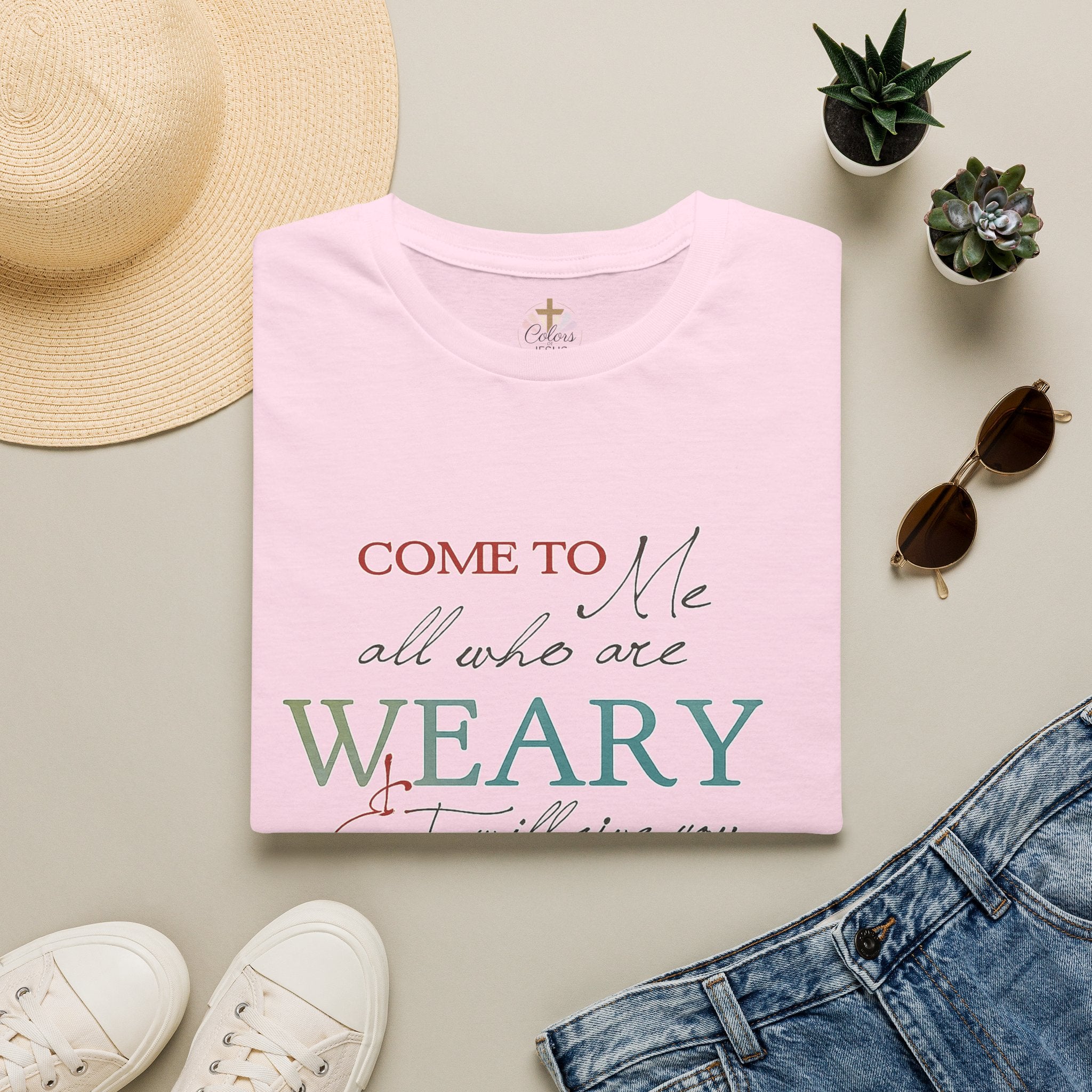 Adults "Come to Me all who are WEARY" T-Shirt