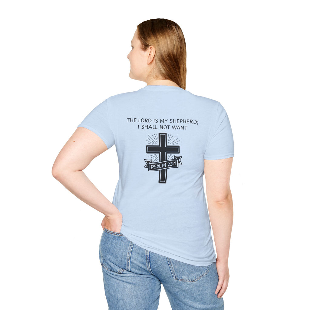 Adults 'Psalm 23:1' T-Shirt