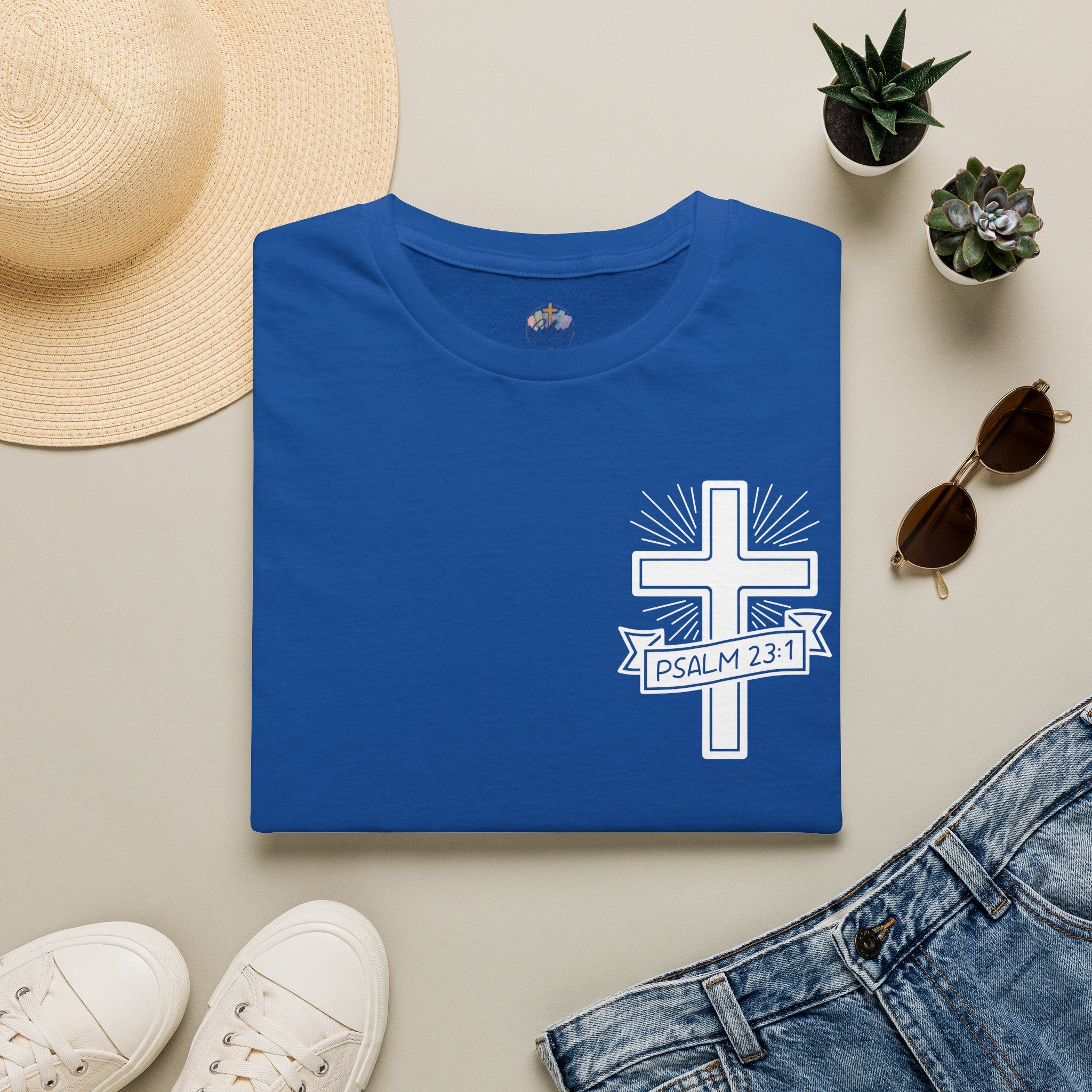 Adults 'Psalm 23:1' T-Shirt