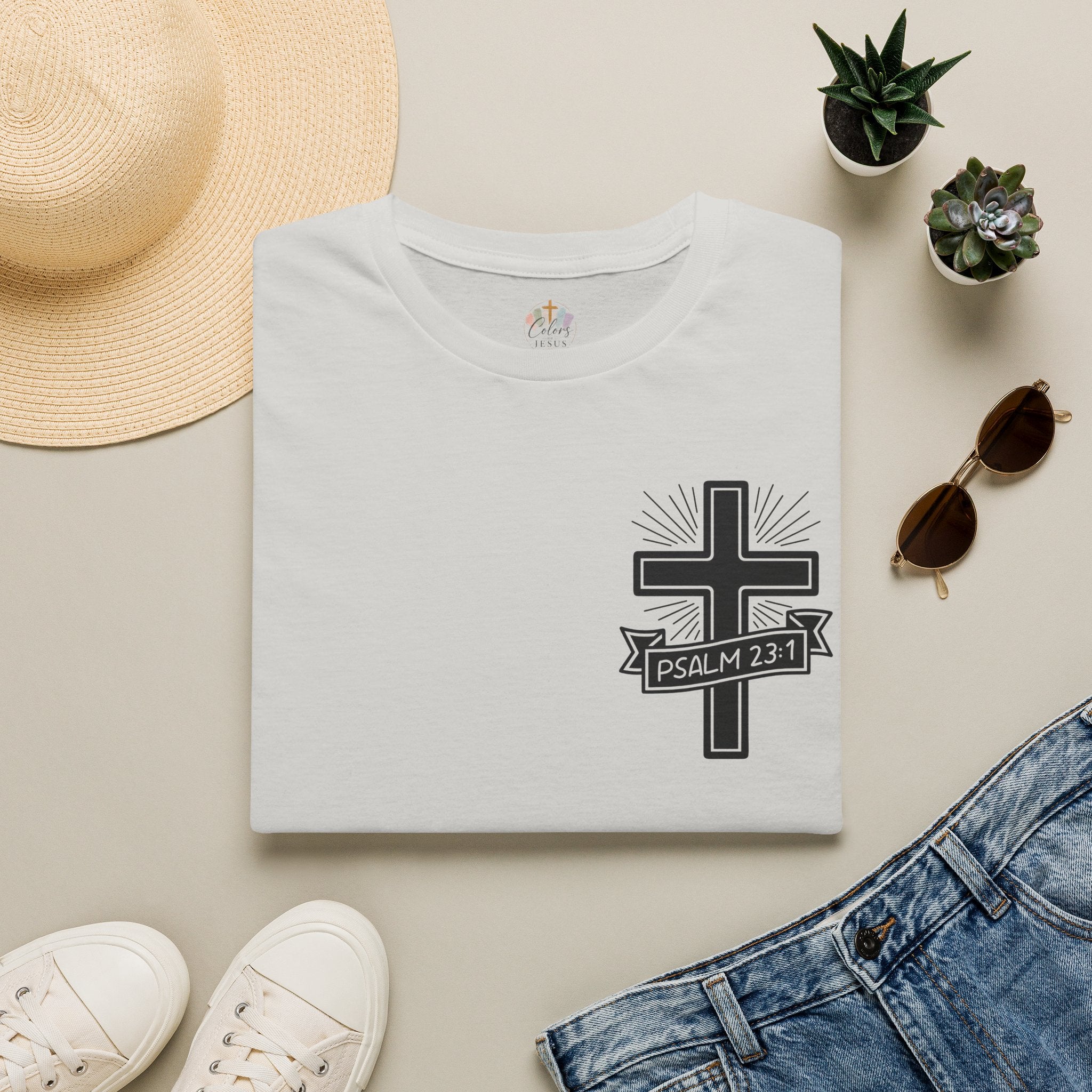 Adults 'Psalm 23:1' T-Shirt
