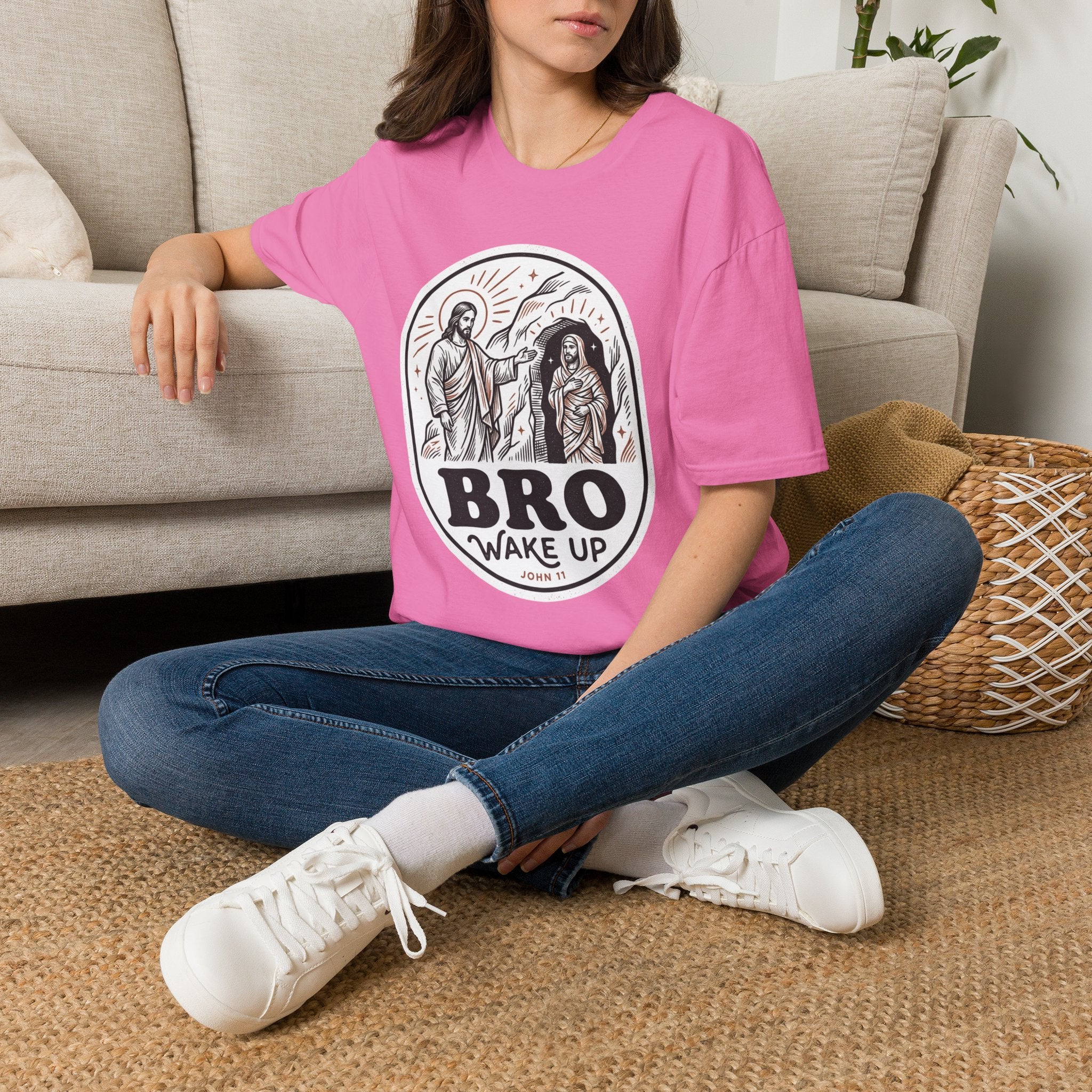 Adults 'Bro Wake up - John 11' T-Shirt