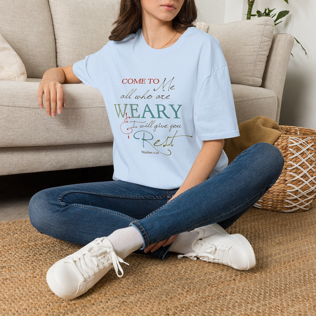 Adults "Come to Me all who are WEARY" T-Shirt