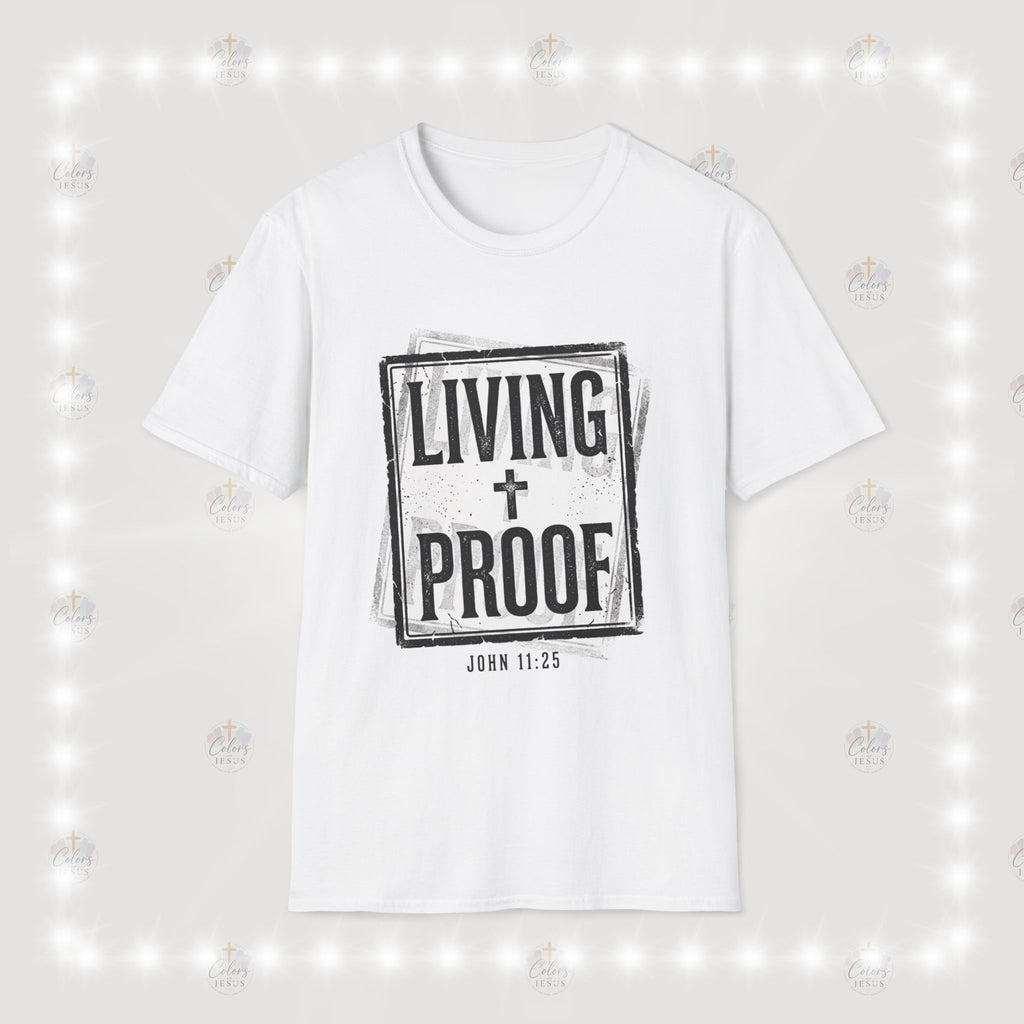 Adults 'Living Proof' T-Shirt