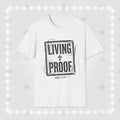 Adults 'Living Proof' T-Shirt