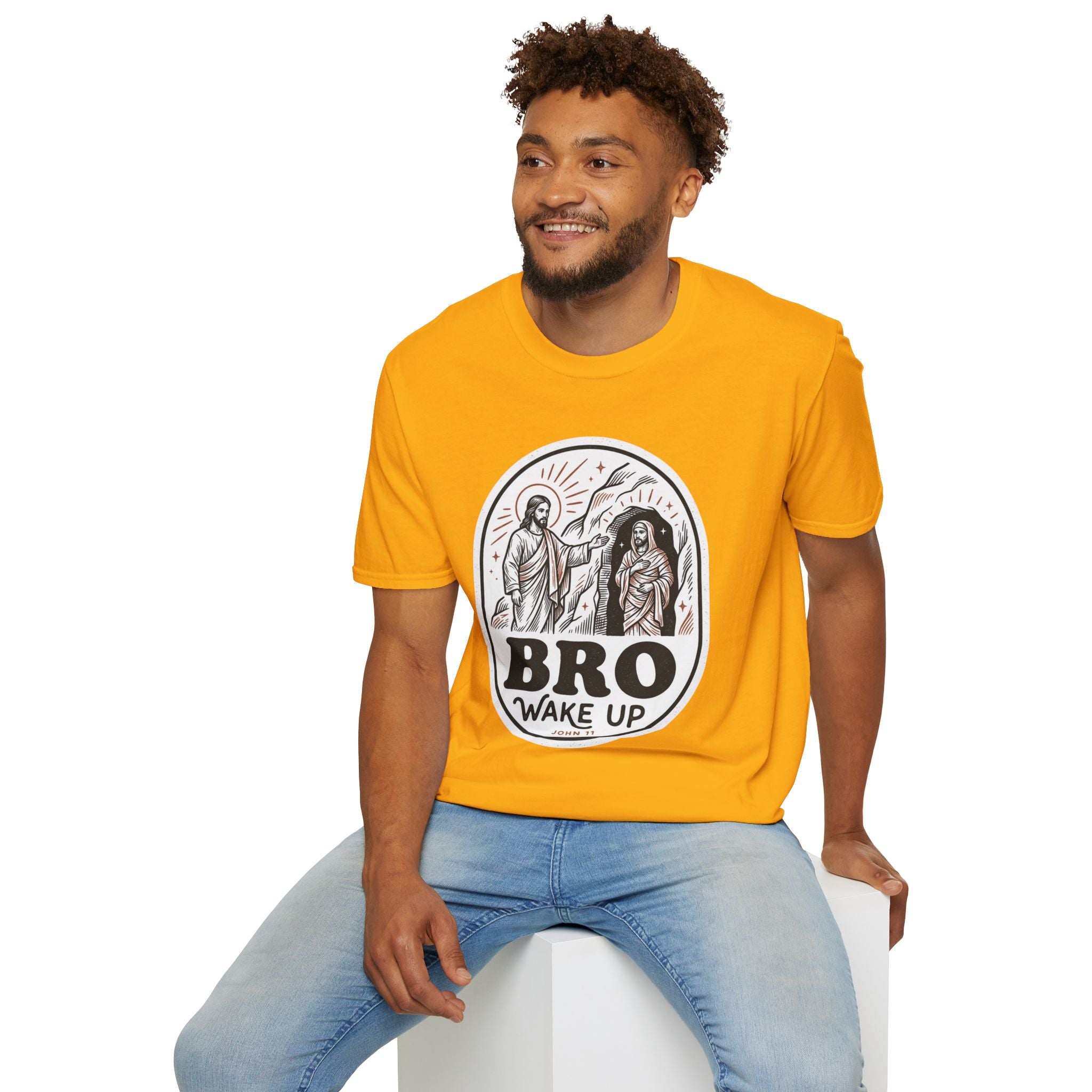 Adults 'Bro Wake up - John 11' T-Shirt