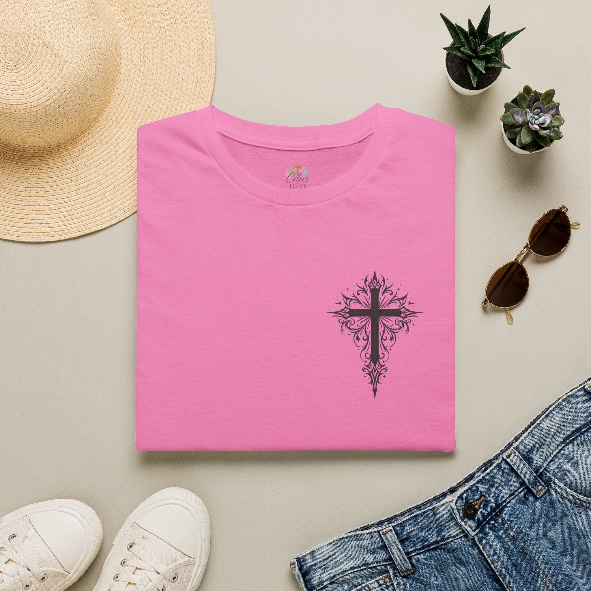 Adults Cross Graphic T-Shirt