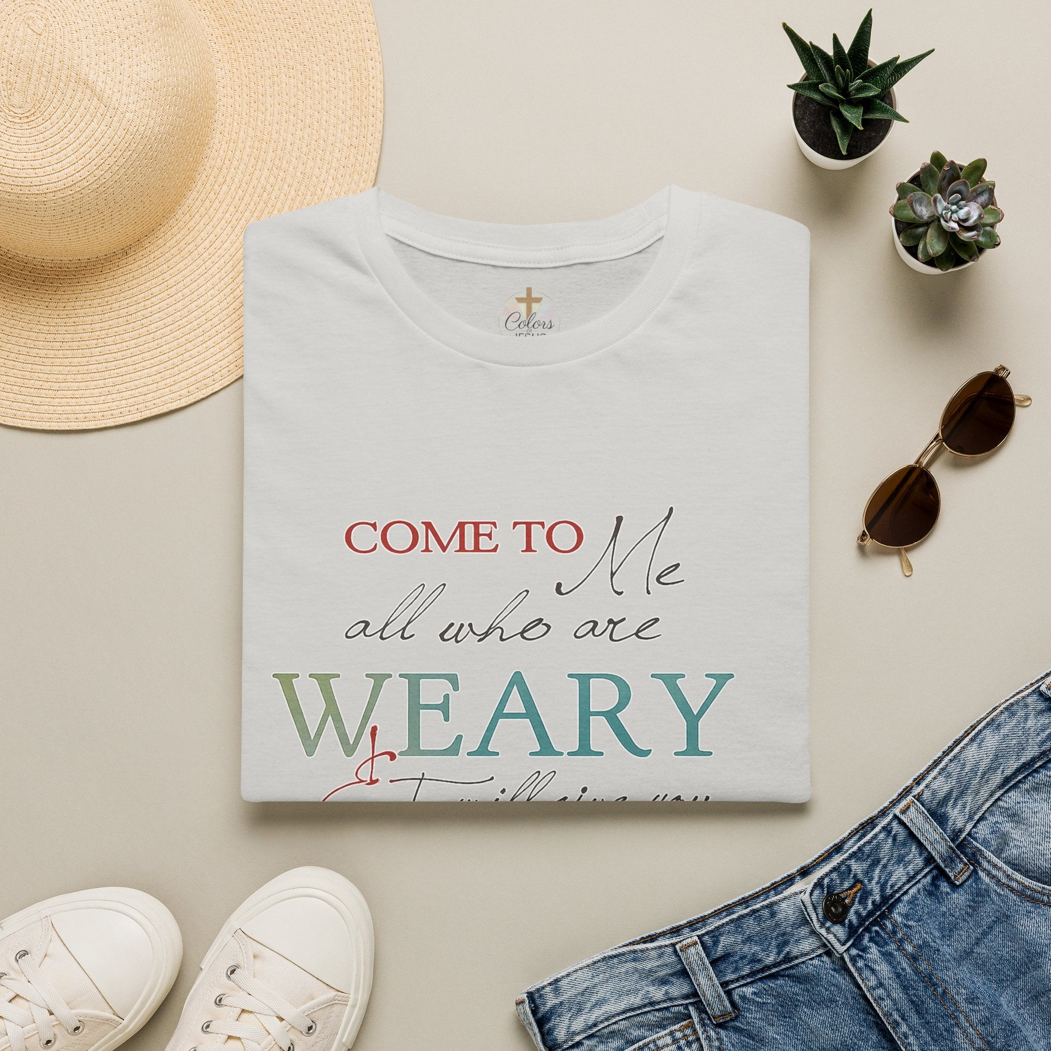 Adults "Come to Me all who are WEARY" T-Shirt