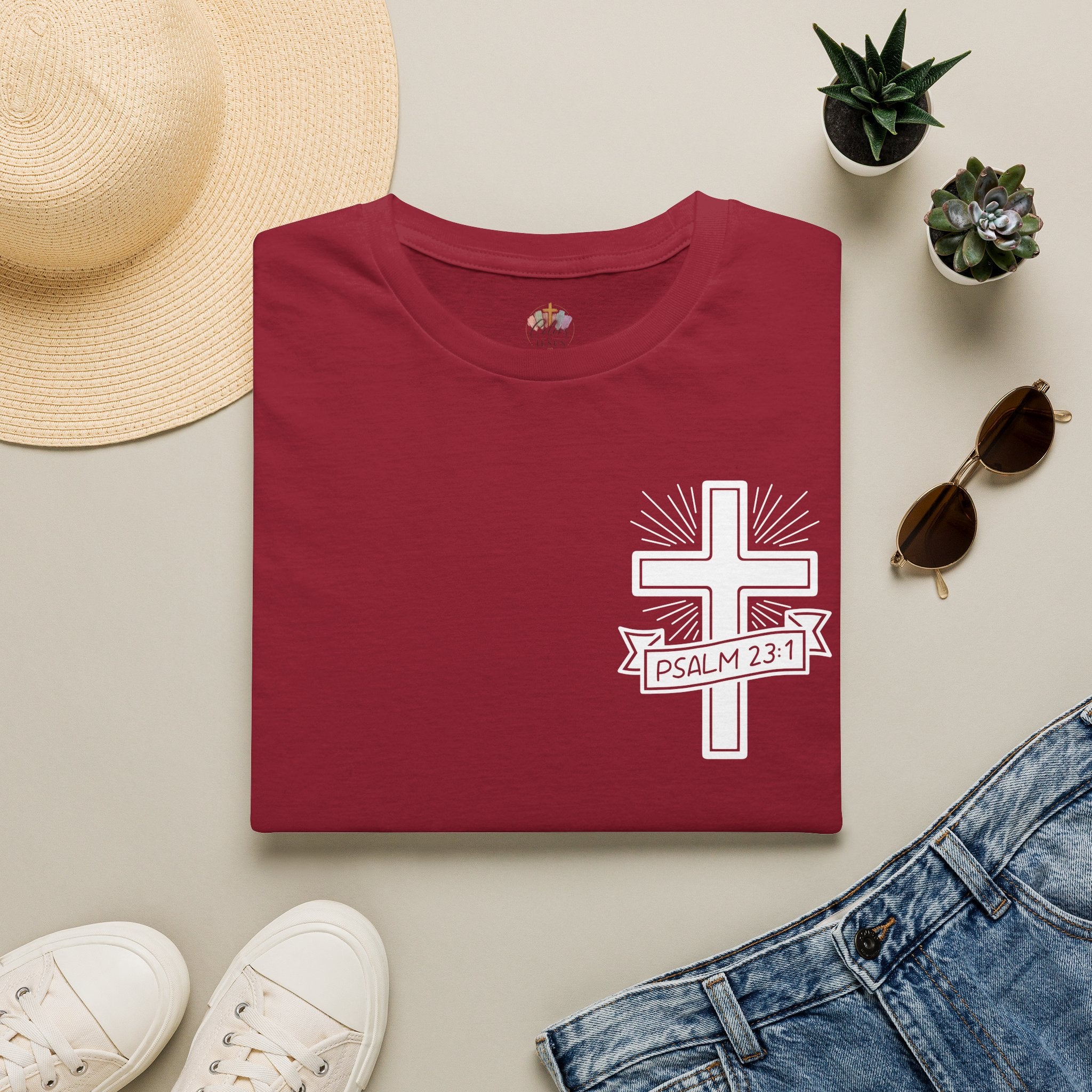 Adults 'Psalm 23:1' T-Shirt