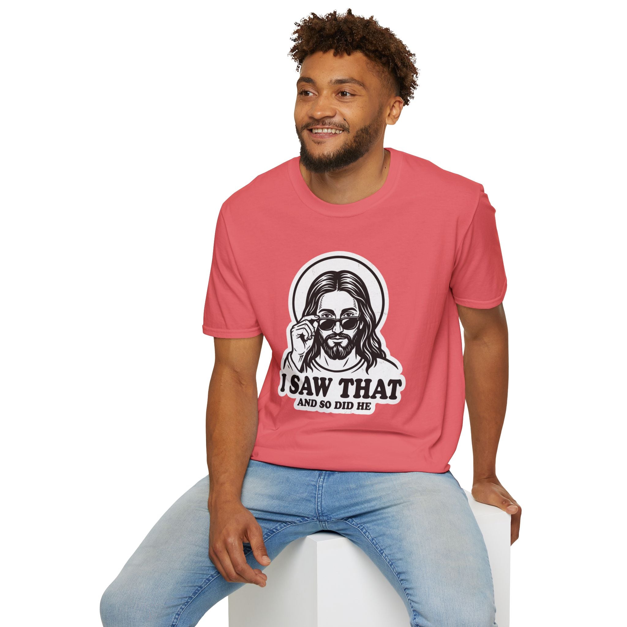 Adults 'I Saw That' Jesus T-Shirt