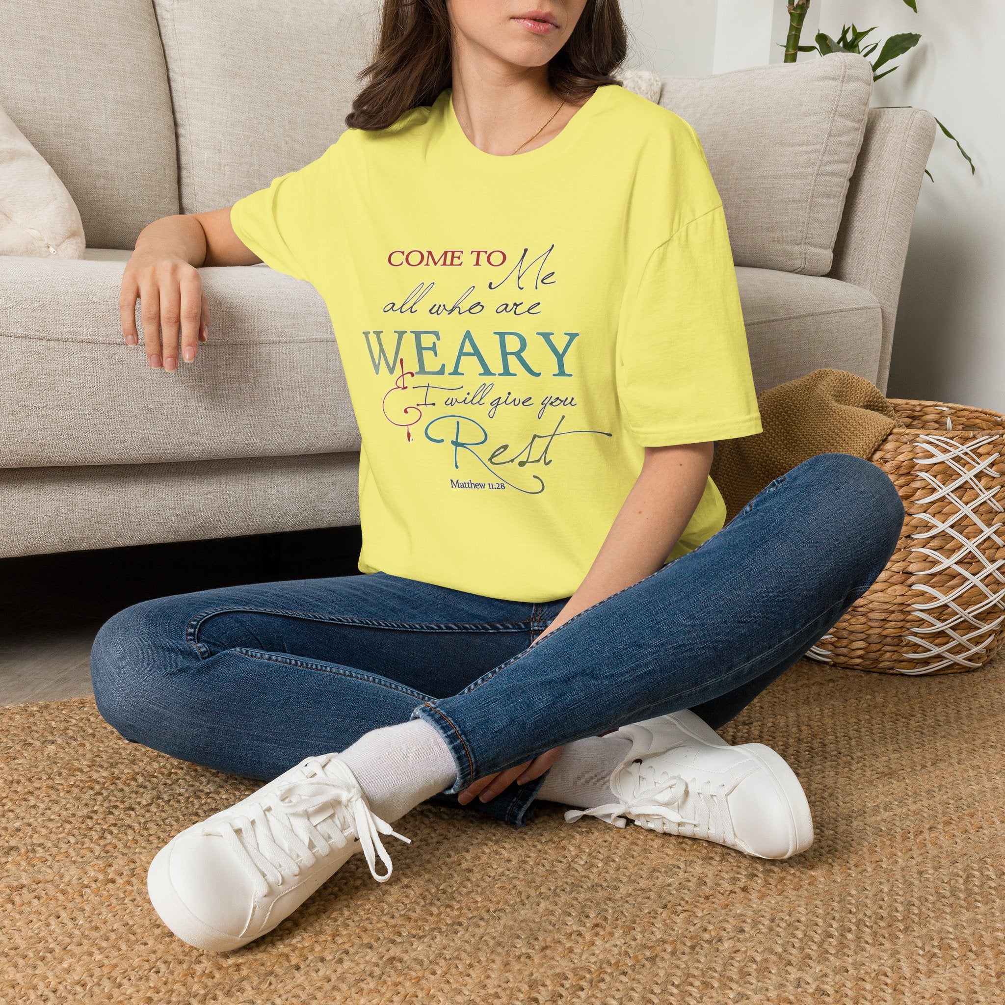 Adults "Come to Me all who are WEARY" T-Shirt