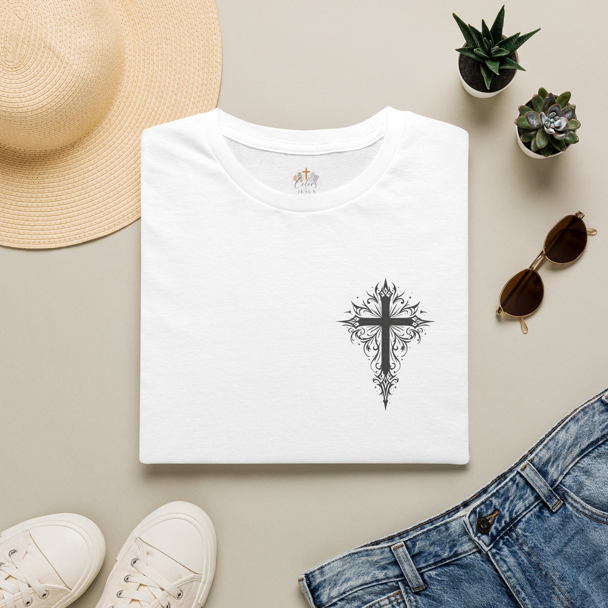 Adults Cross Graphic T-Shirt