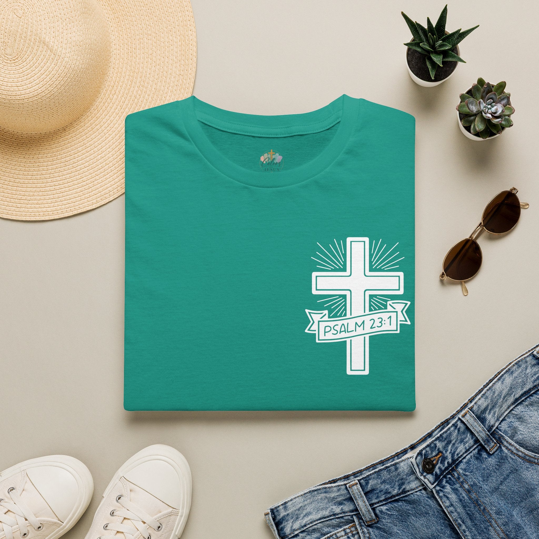 Adults 'Psalm 23:1' T-Shirt