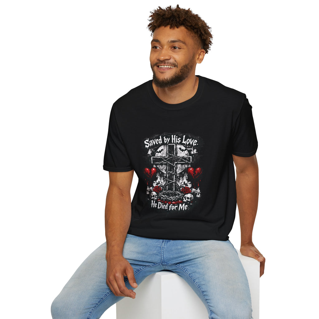 Adults 'Saved by His Love, He died for me' T-Shirt