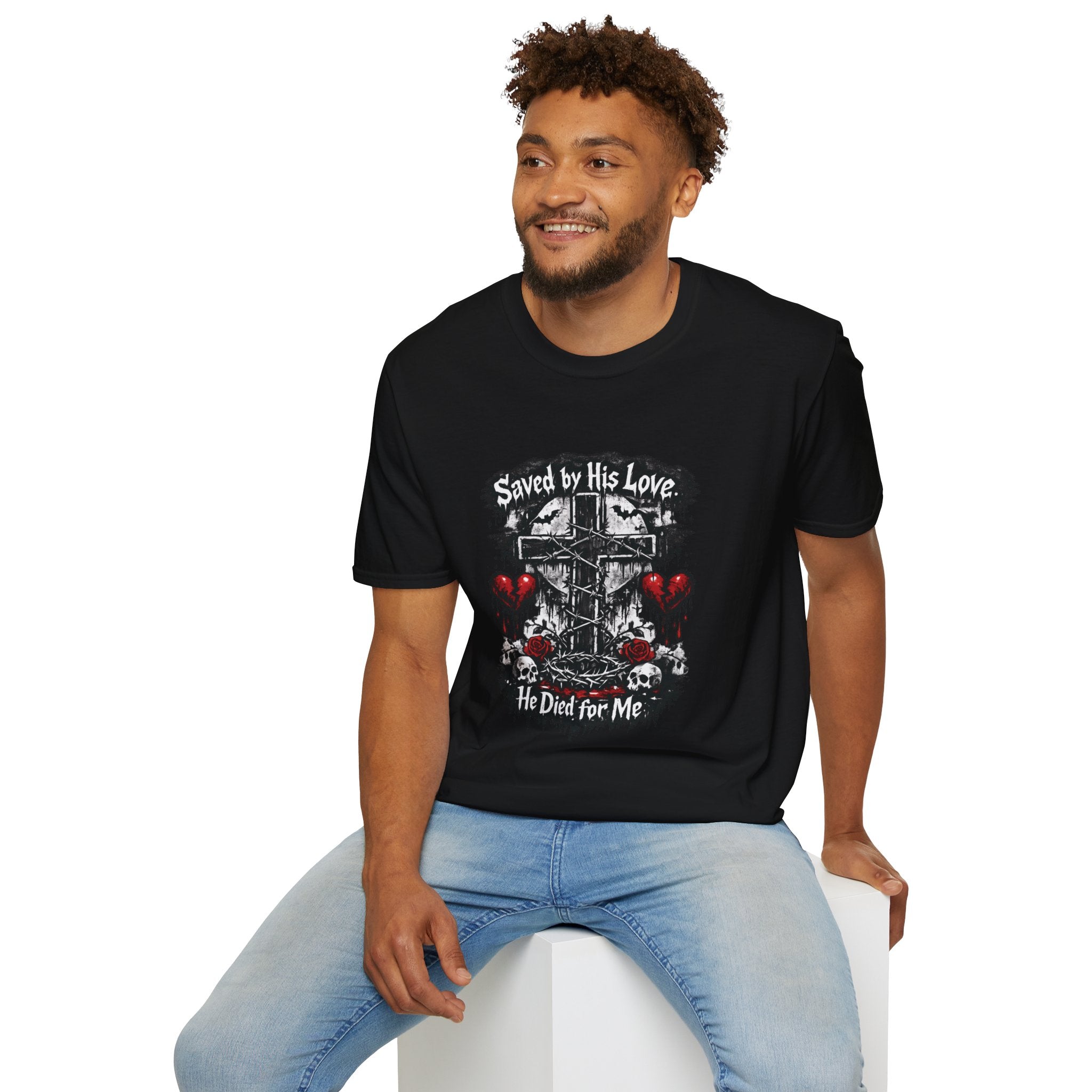 Adults 'Saved by His Love, He died for me' T-Shirt