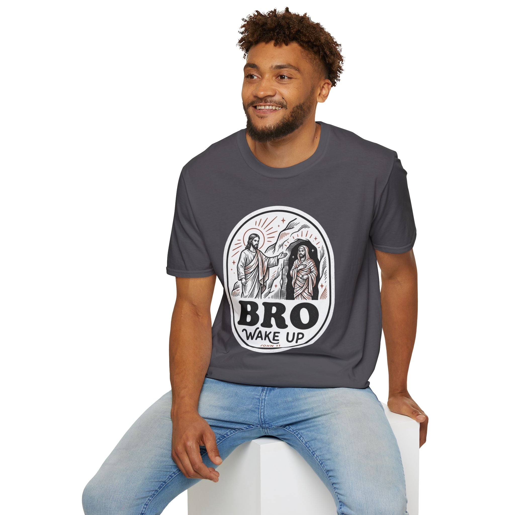 Adults 'Bro Wake up - John 11' T-Shirt