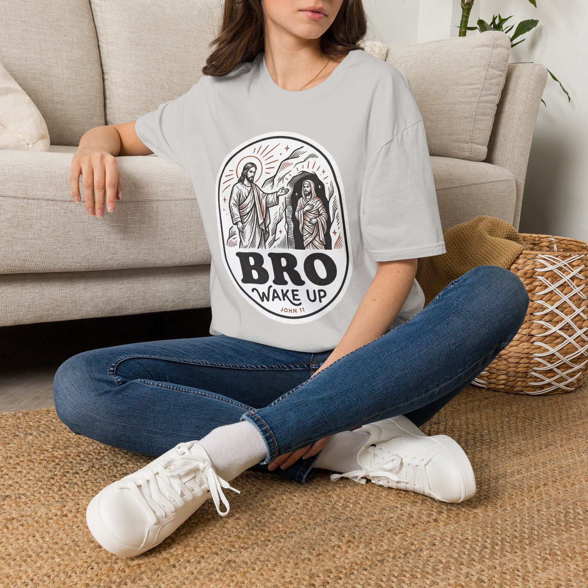 Adults 'Bro Wake up - John 11' T-Shirt