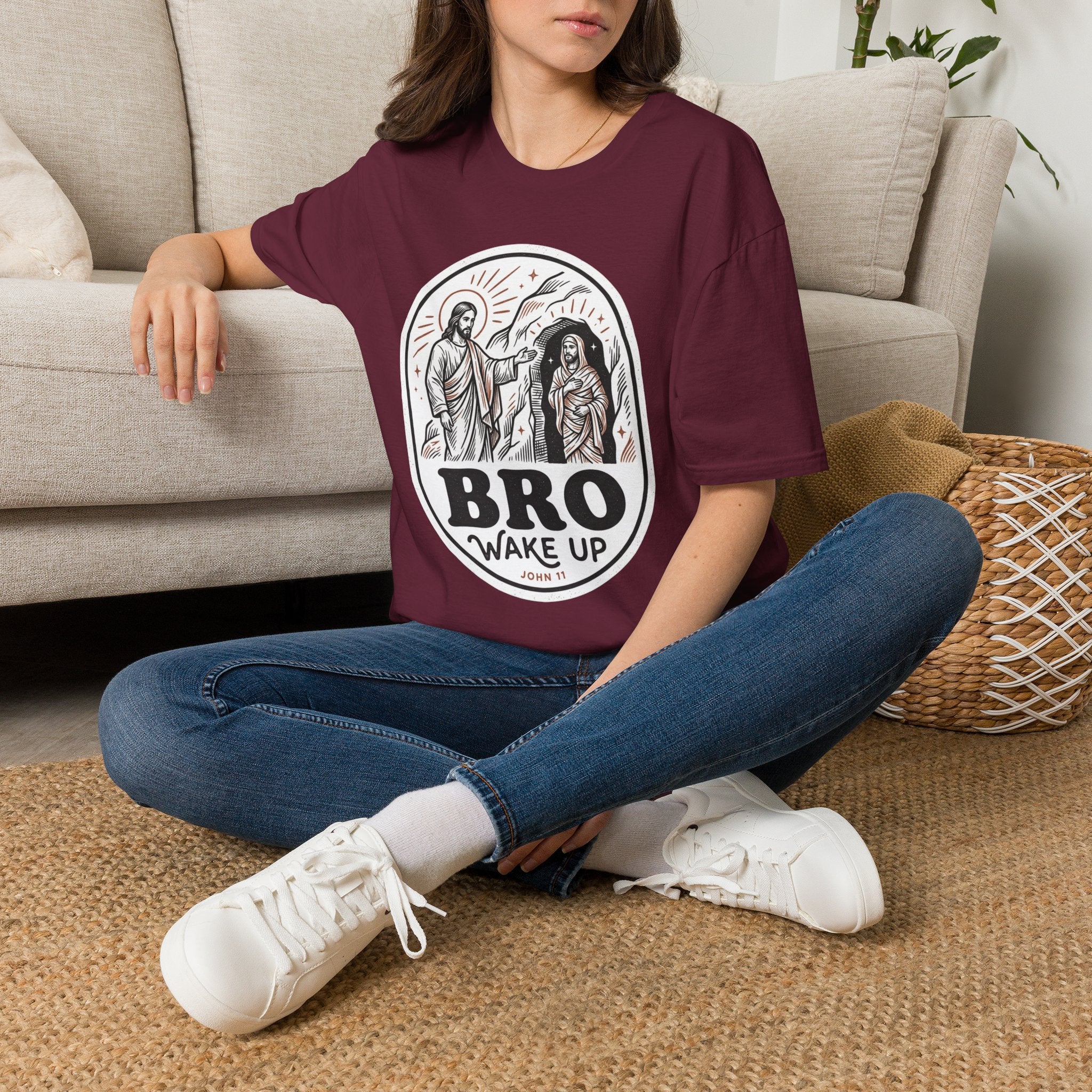 Adults 'Bro Wake up - John 11' T-Shirt