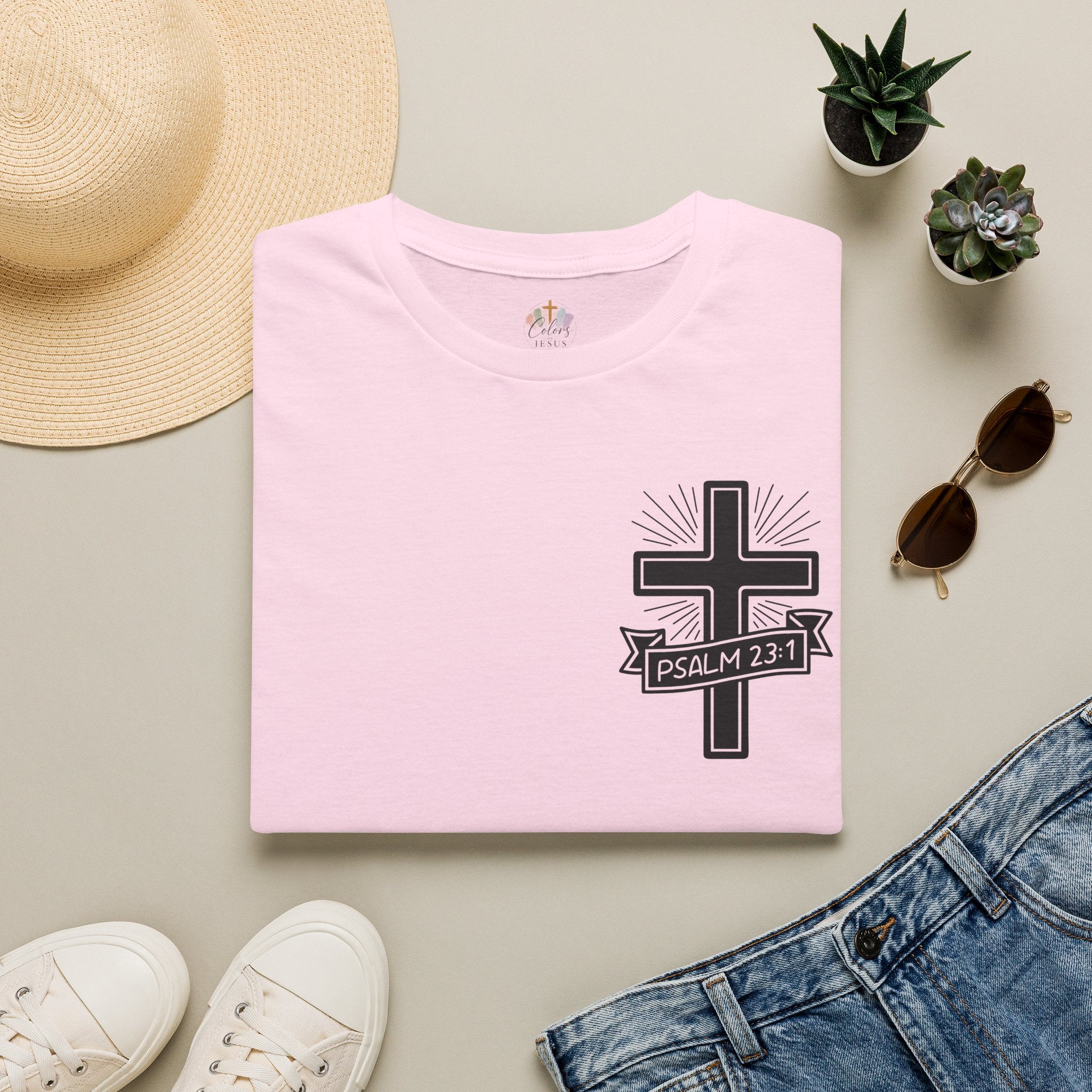 Adults 'Psalm 23:1' T-Shirt