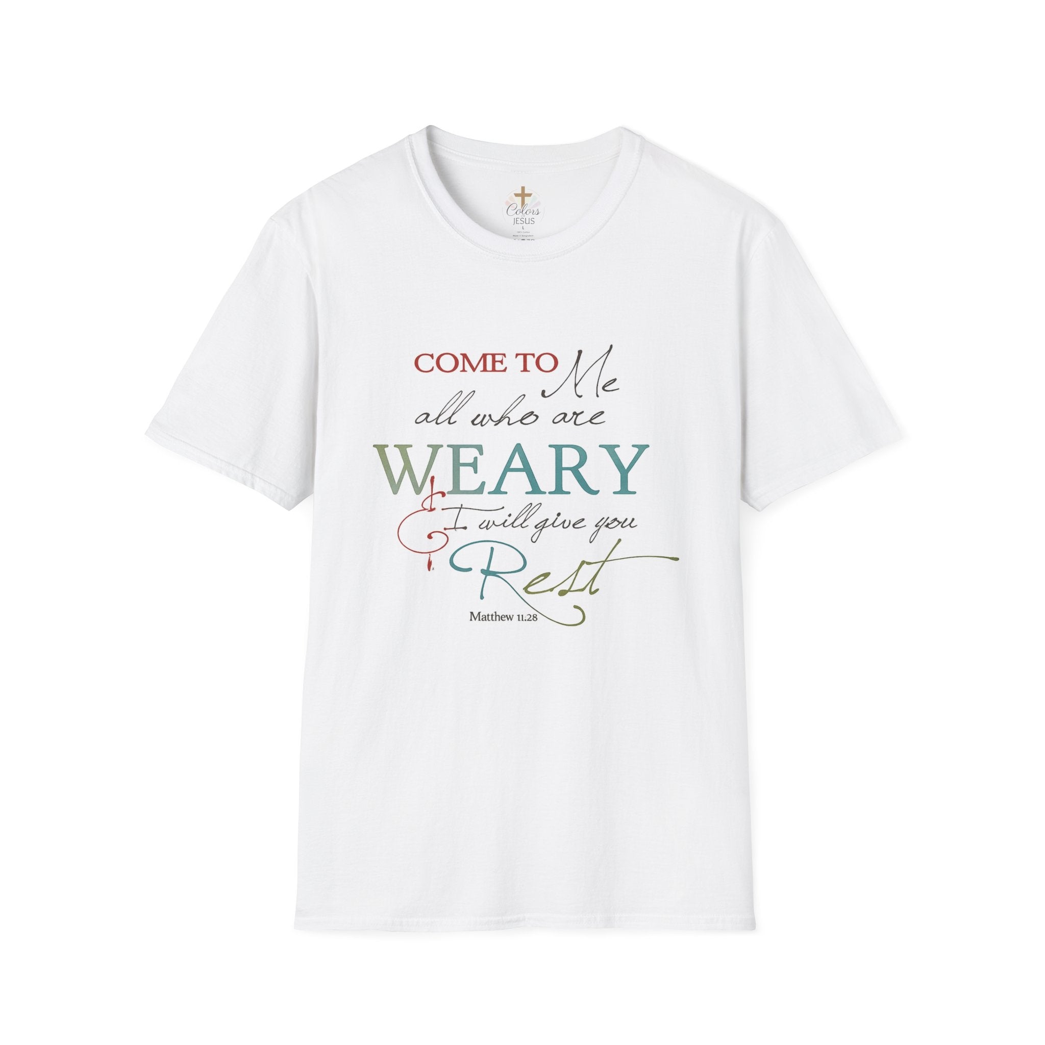 Adults "Come to Me all who are WEARY" T-Shirt