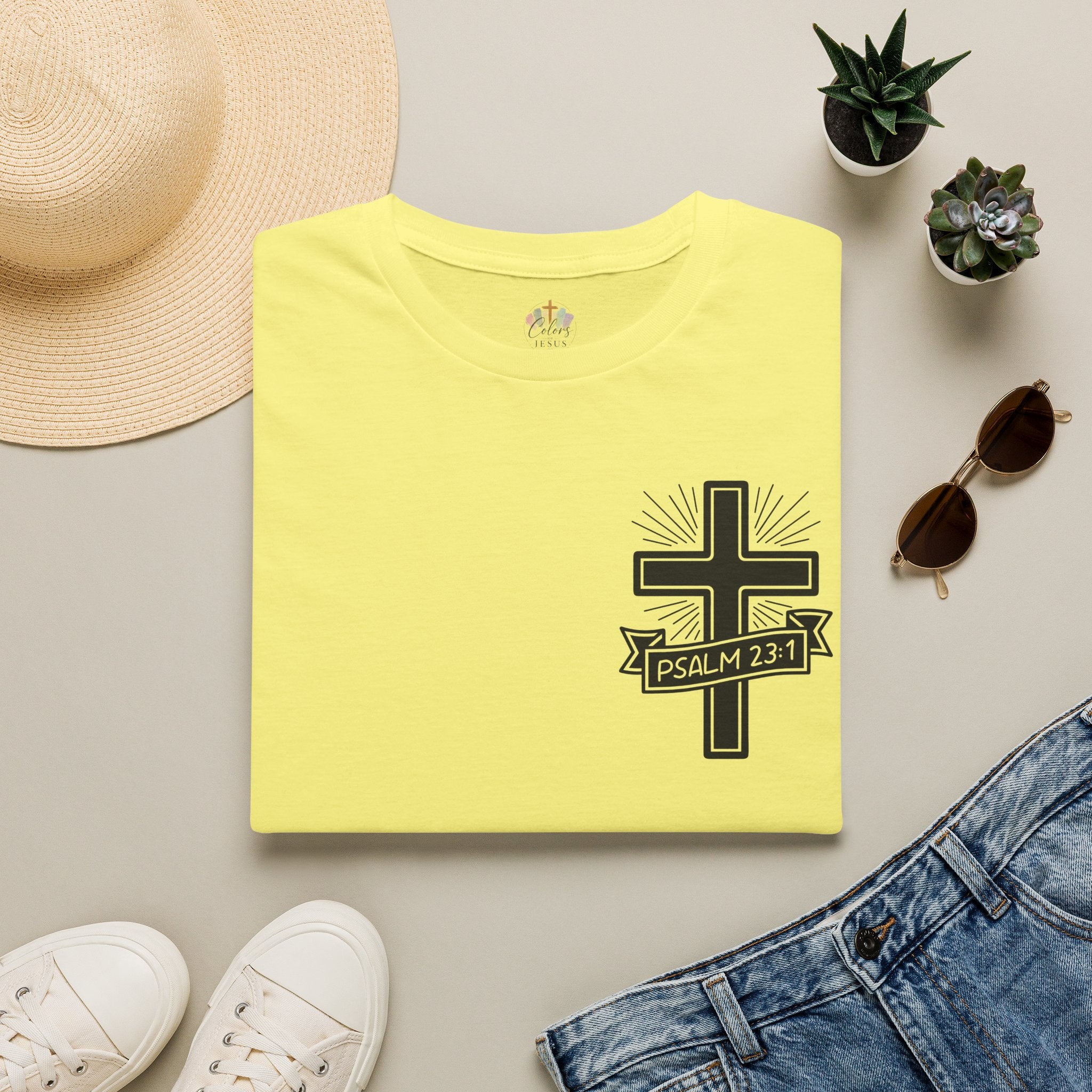 Adults 'Psalm 23:1' T-Shirt