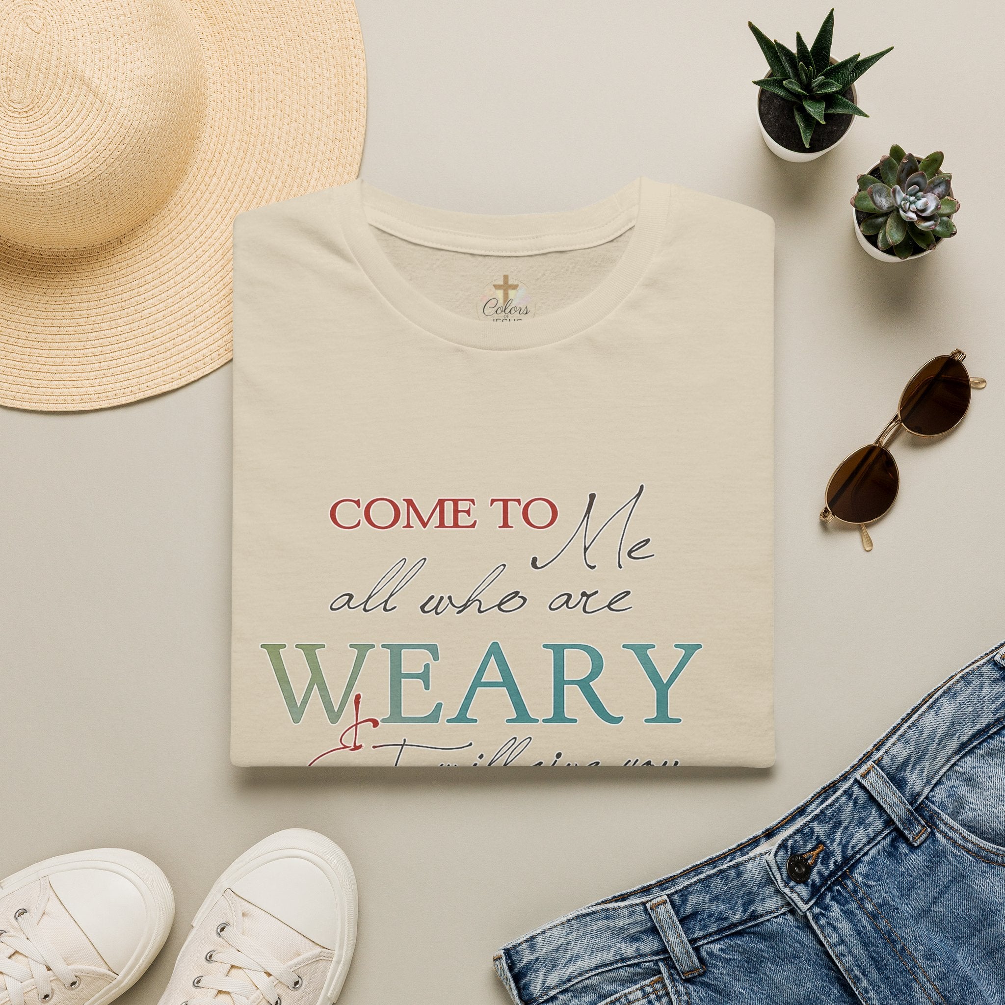 Adults "Come to Me all who are WEARY" T-Shirt