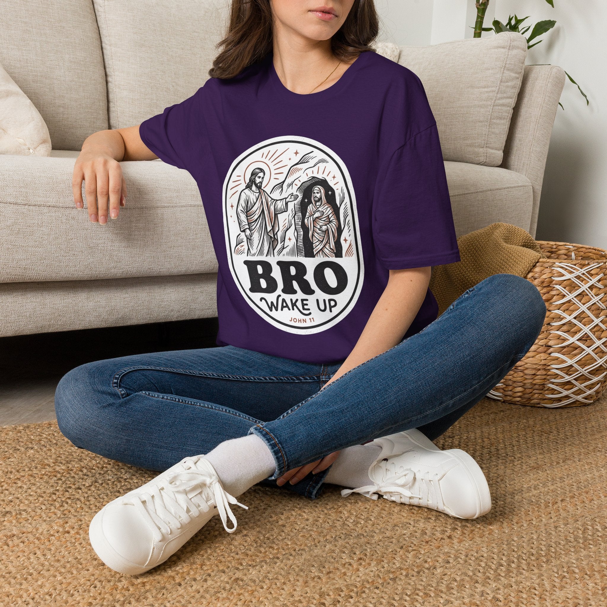 Adults 'Bro Wake up - John 11' T-Shirt