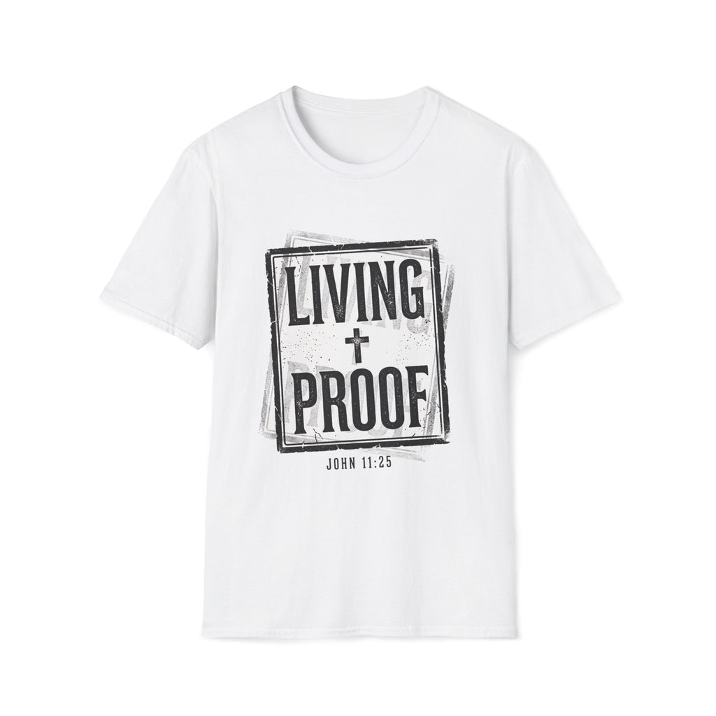 'Living Proof' — Men's Tee