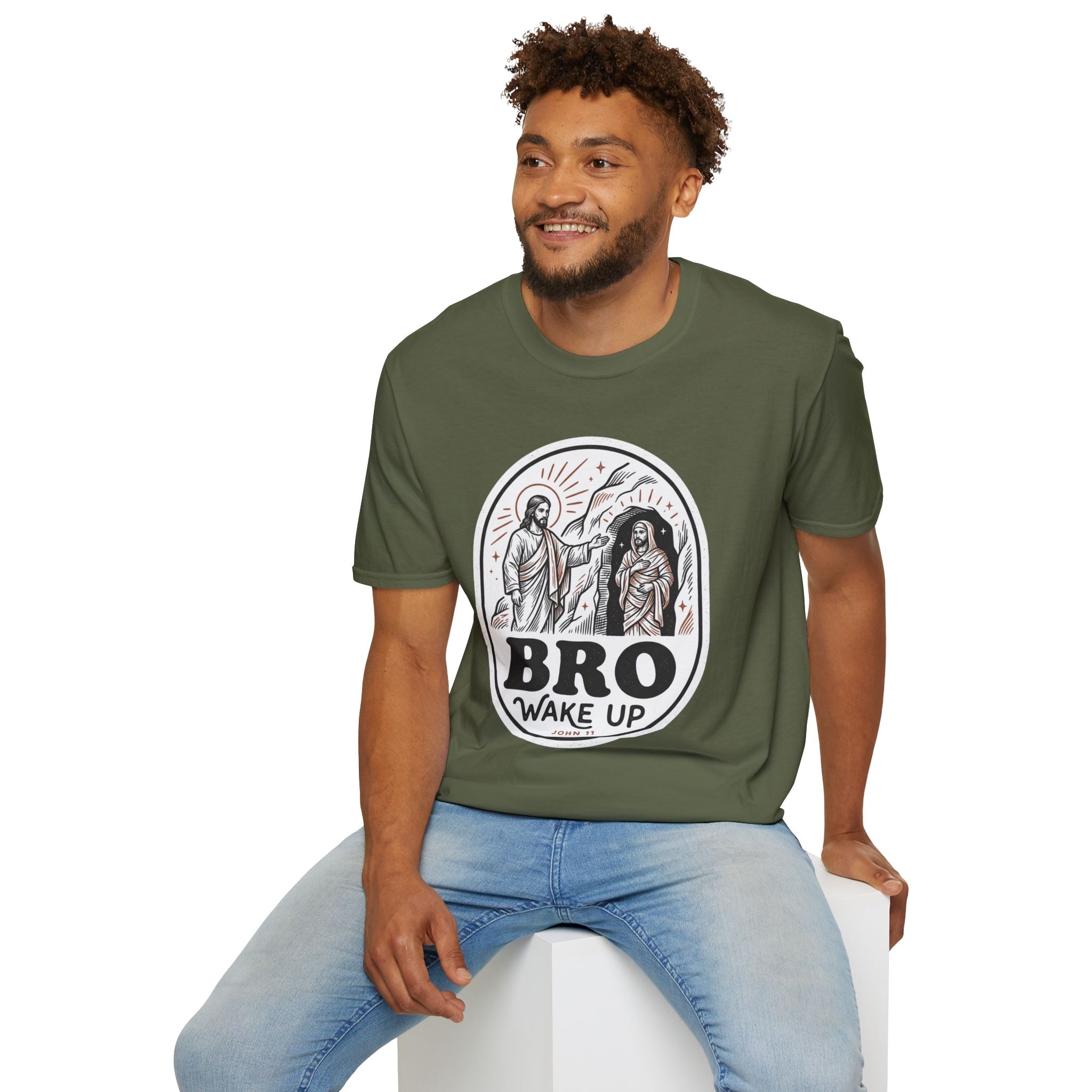 Adults 'Bro Wake up - John 11' T-Shirt