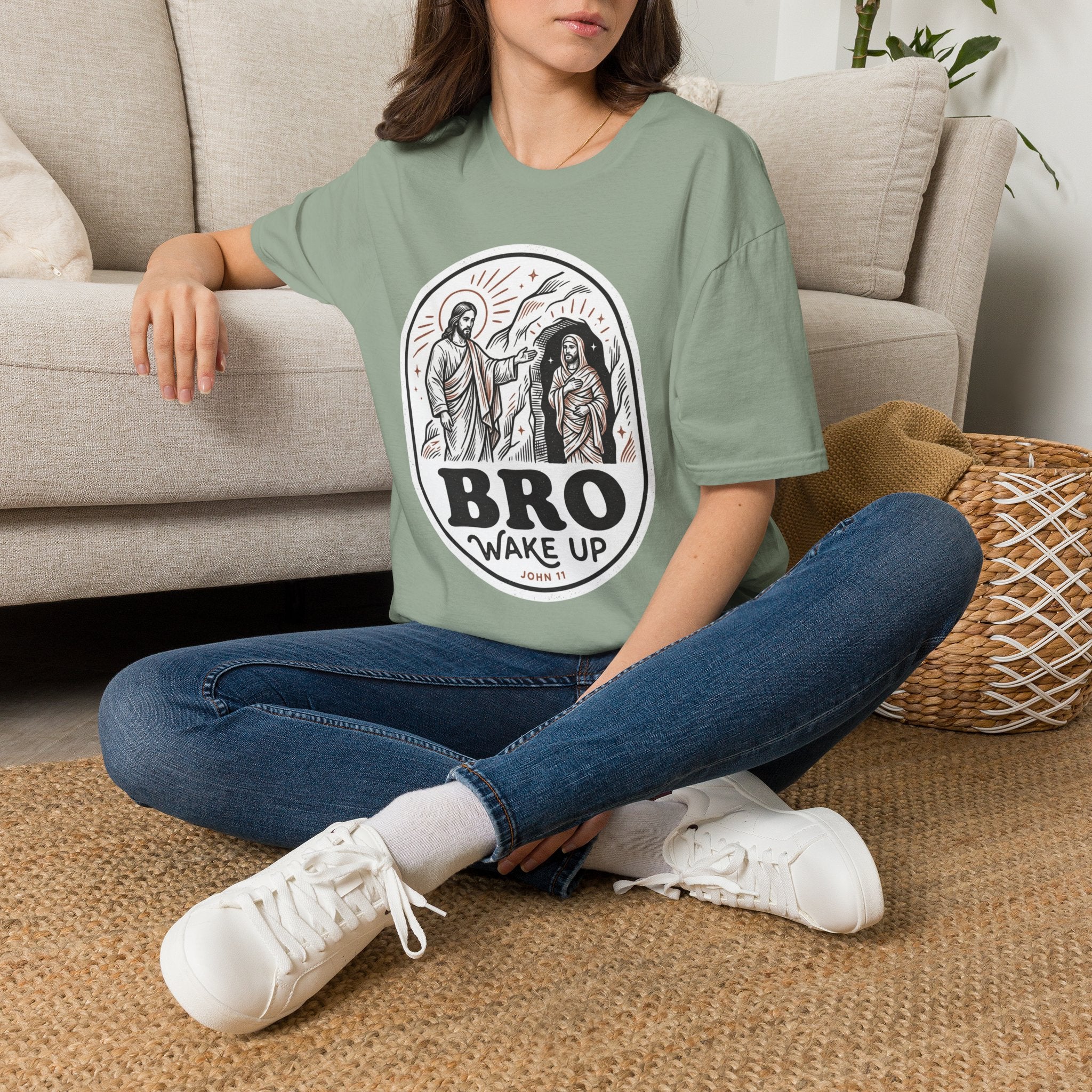 Adults 'Bro Wake up - John 11' T-Shirt
